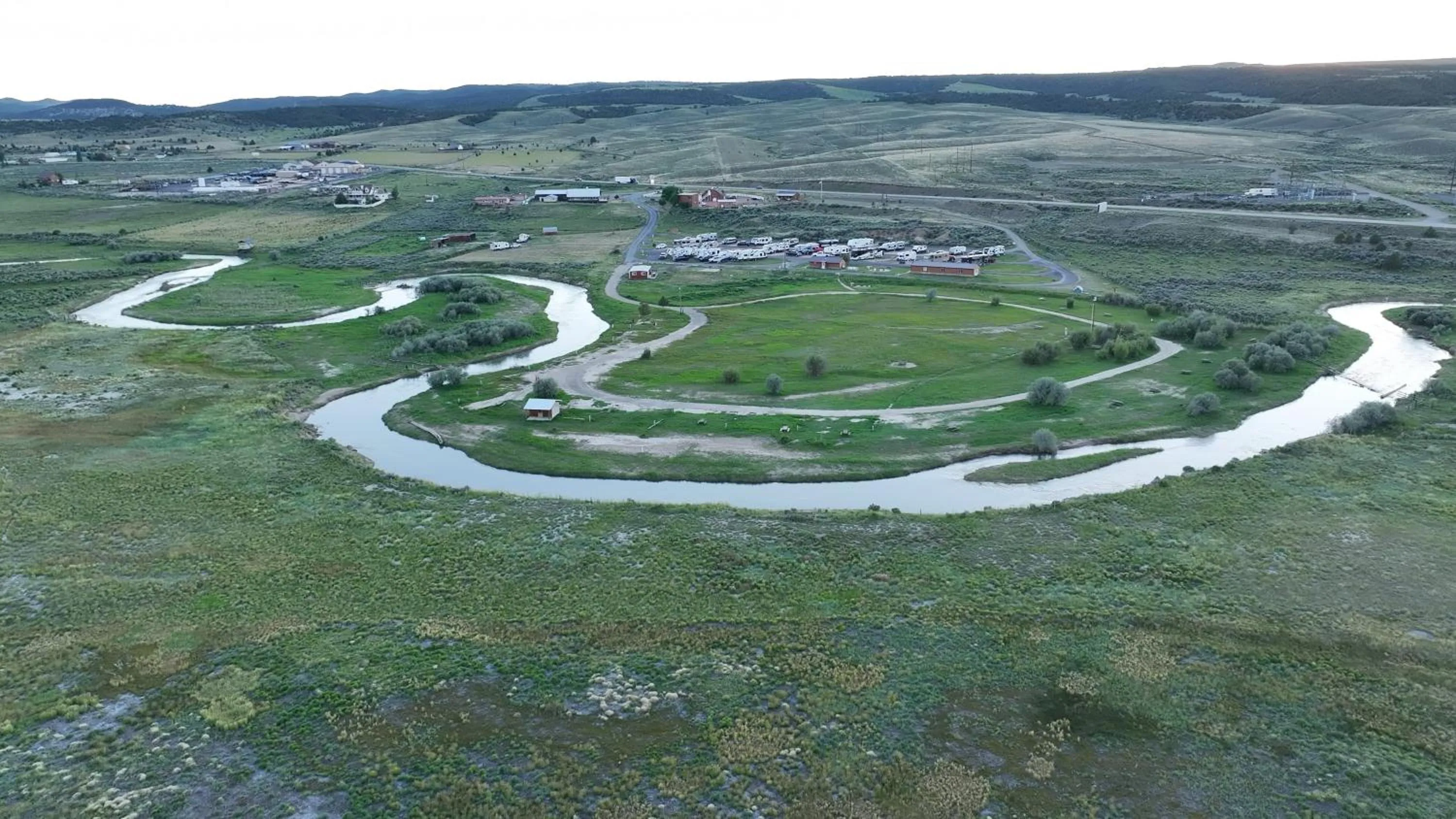 Bird's eye view in The Riverside Ranch Motel and RV Park Southern Utah