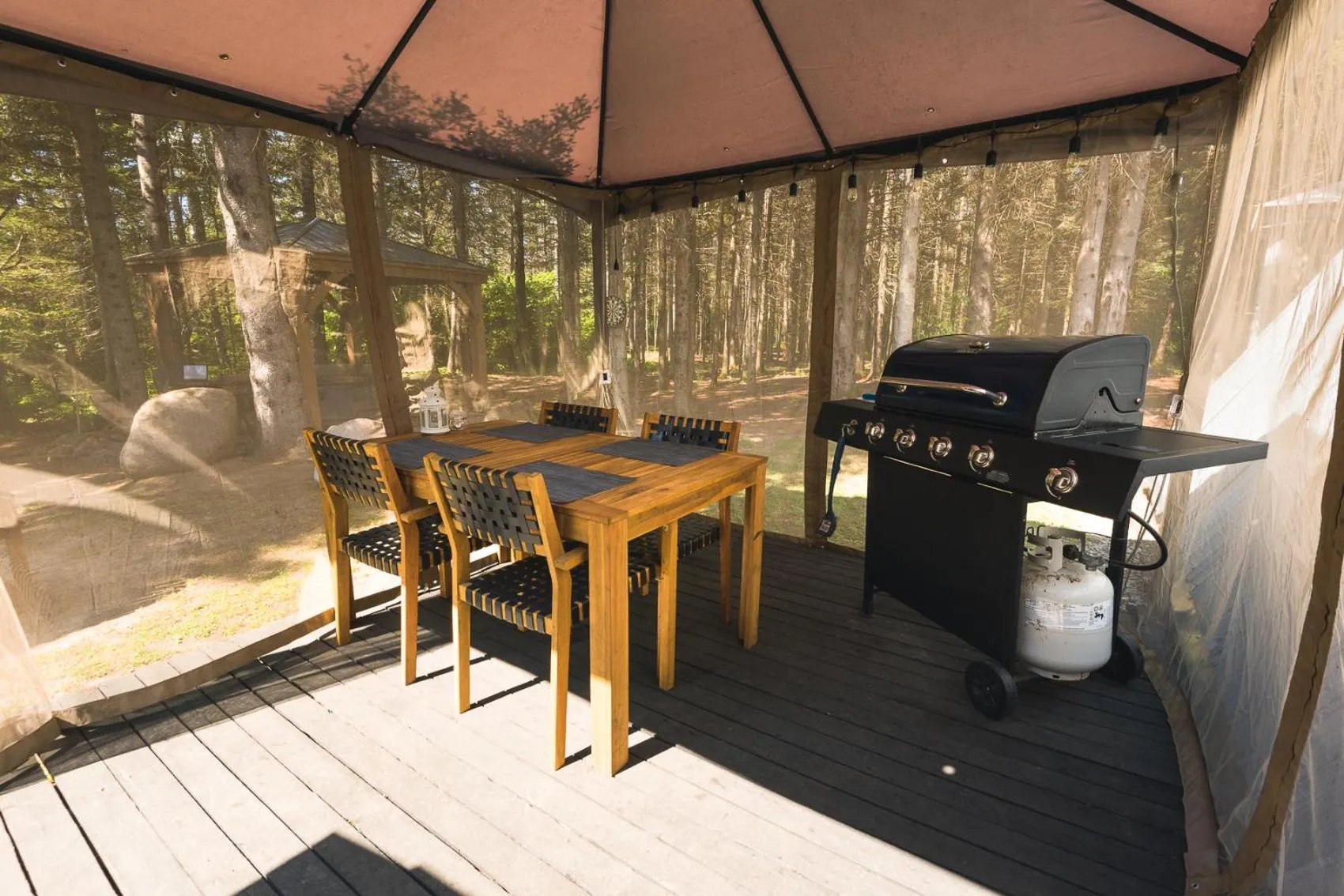 Patio in Au Sommet du Fjord