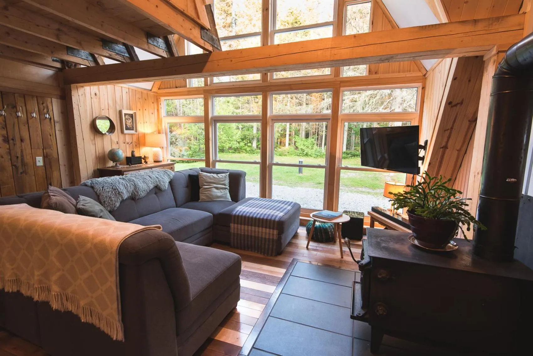 Living room in Au Sommet du Fjord