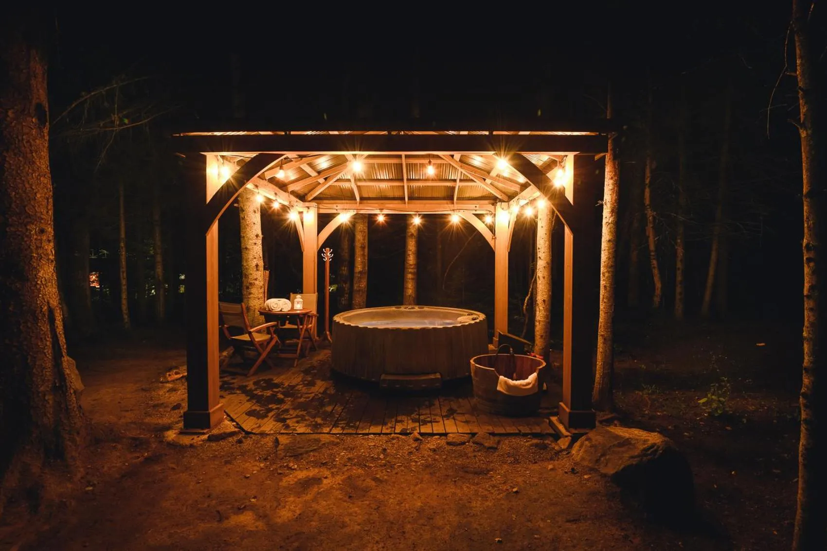 Patio in Au Sommet du Fjord