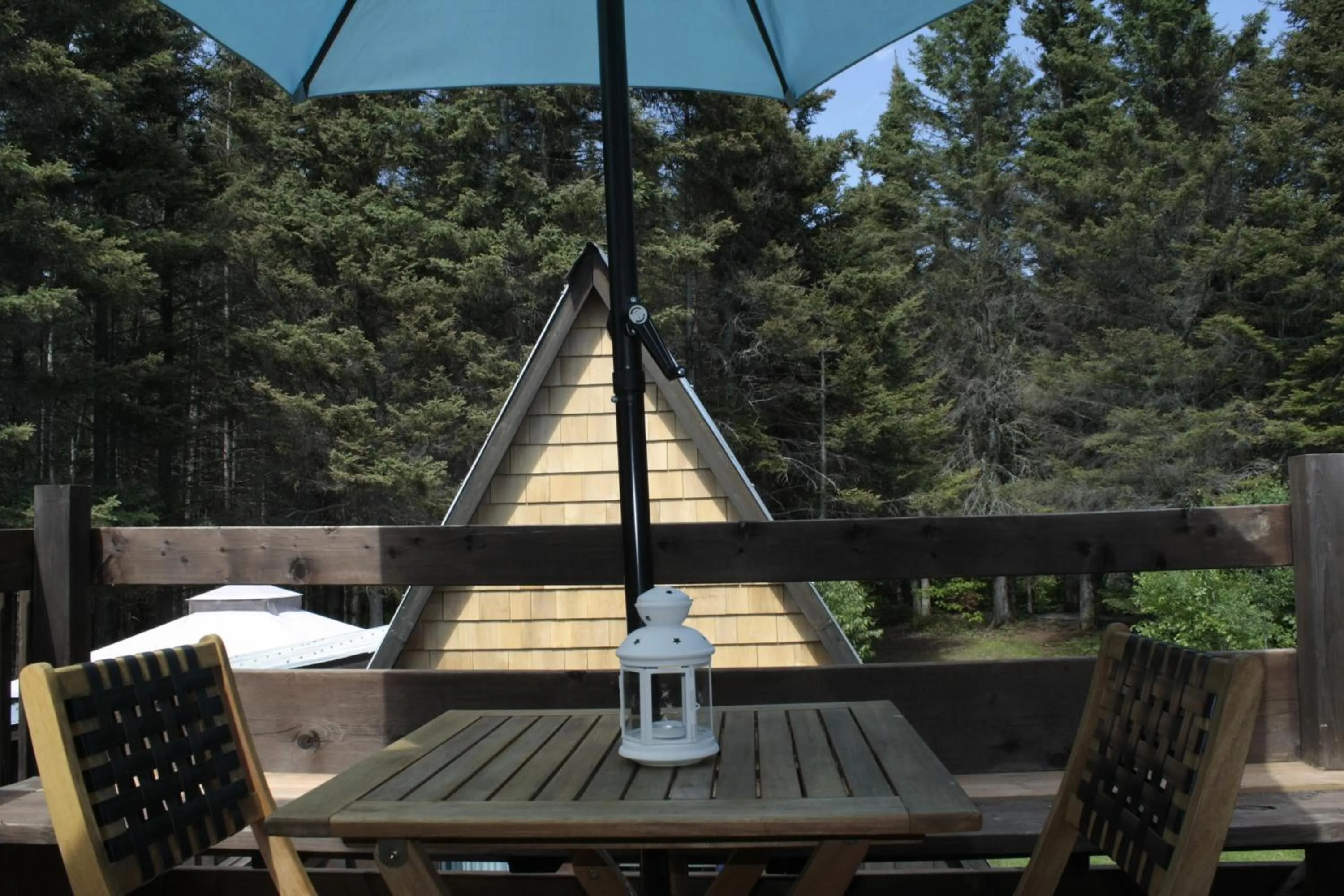 Patio in Au Sommet du Fjord