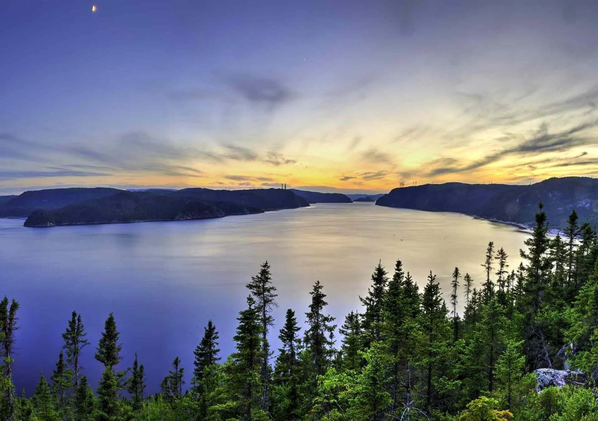 Natural landscape in Au Sommet du Fjord