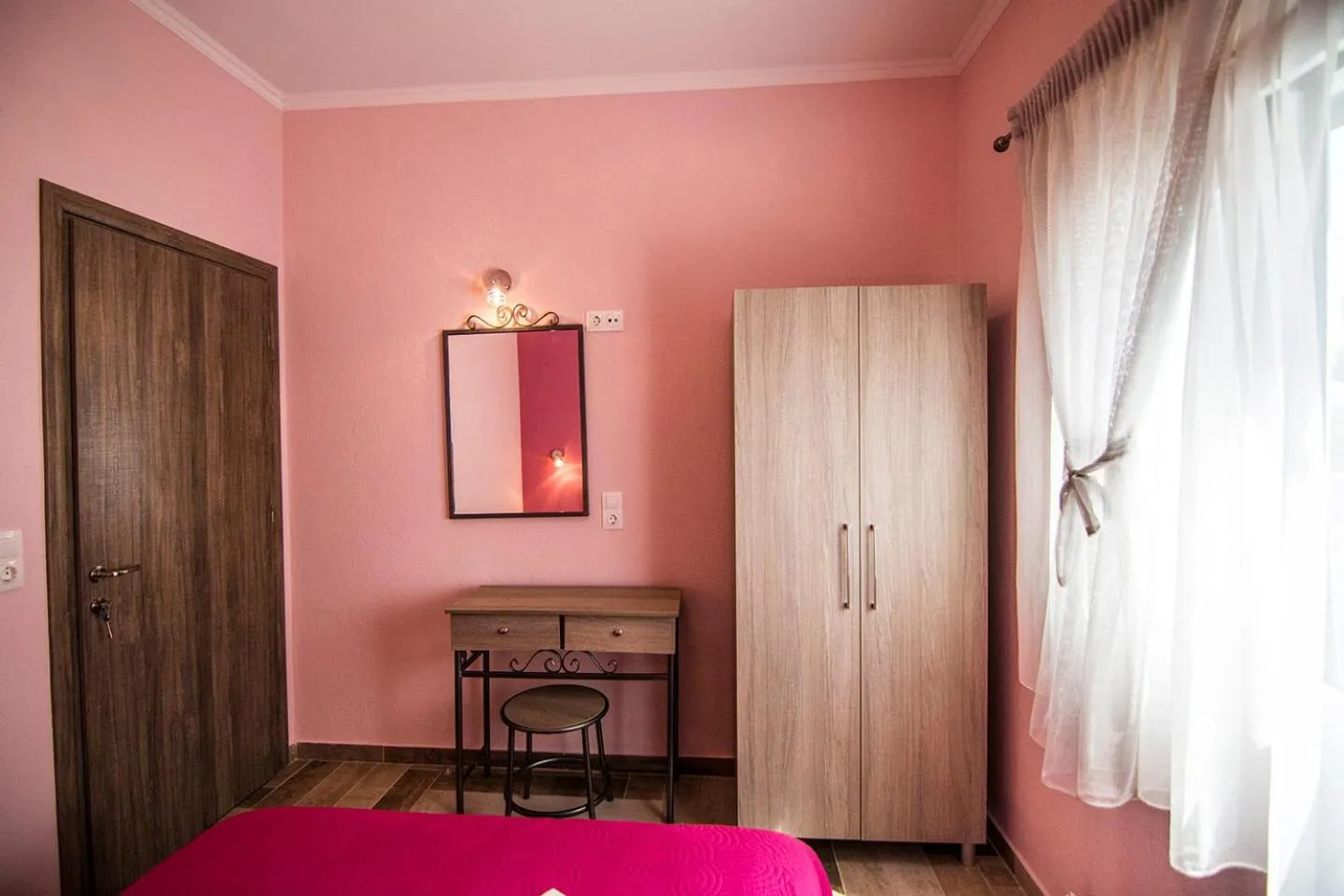Bed in Christodoulos Eleftheria House