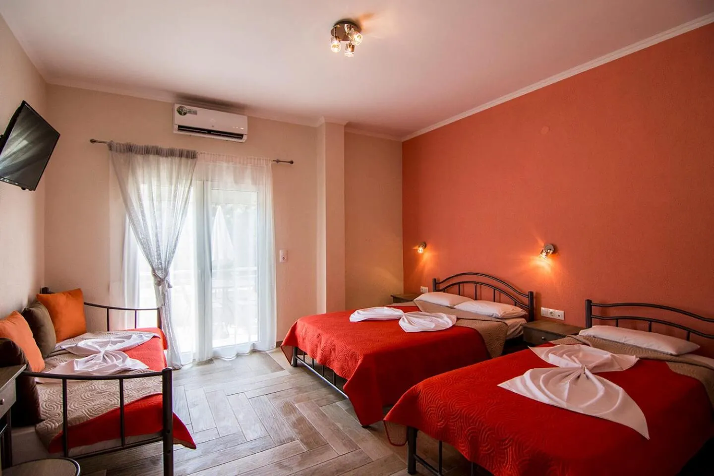 Bed in Christodoulos Eleftheria House