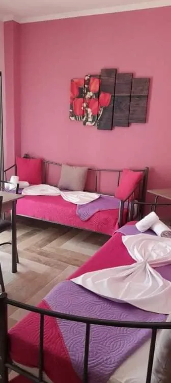 Bed in Christodoulos Eleftheria House