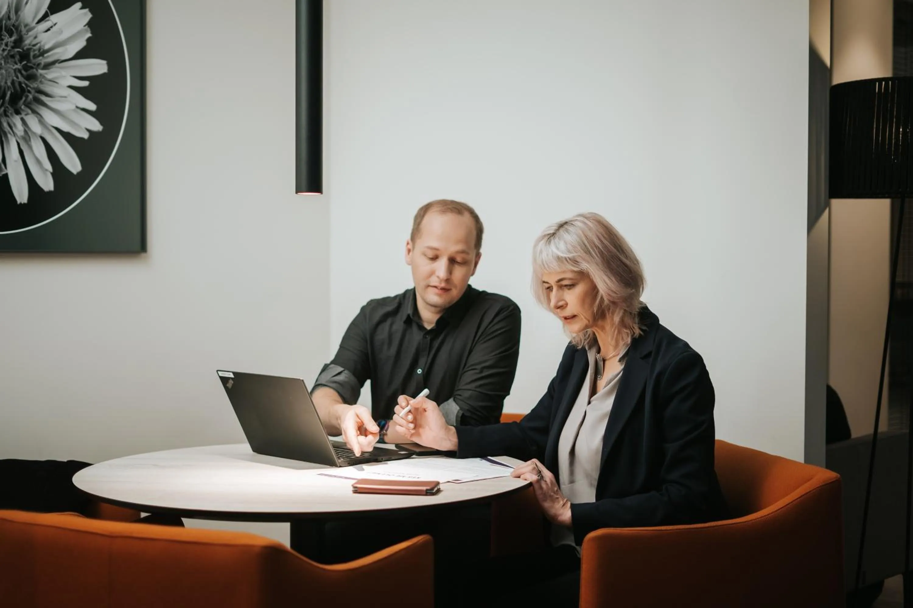 Lobby or reception in Tallink City Hotel