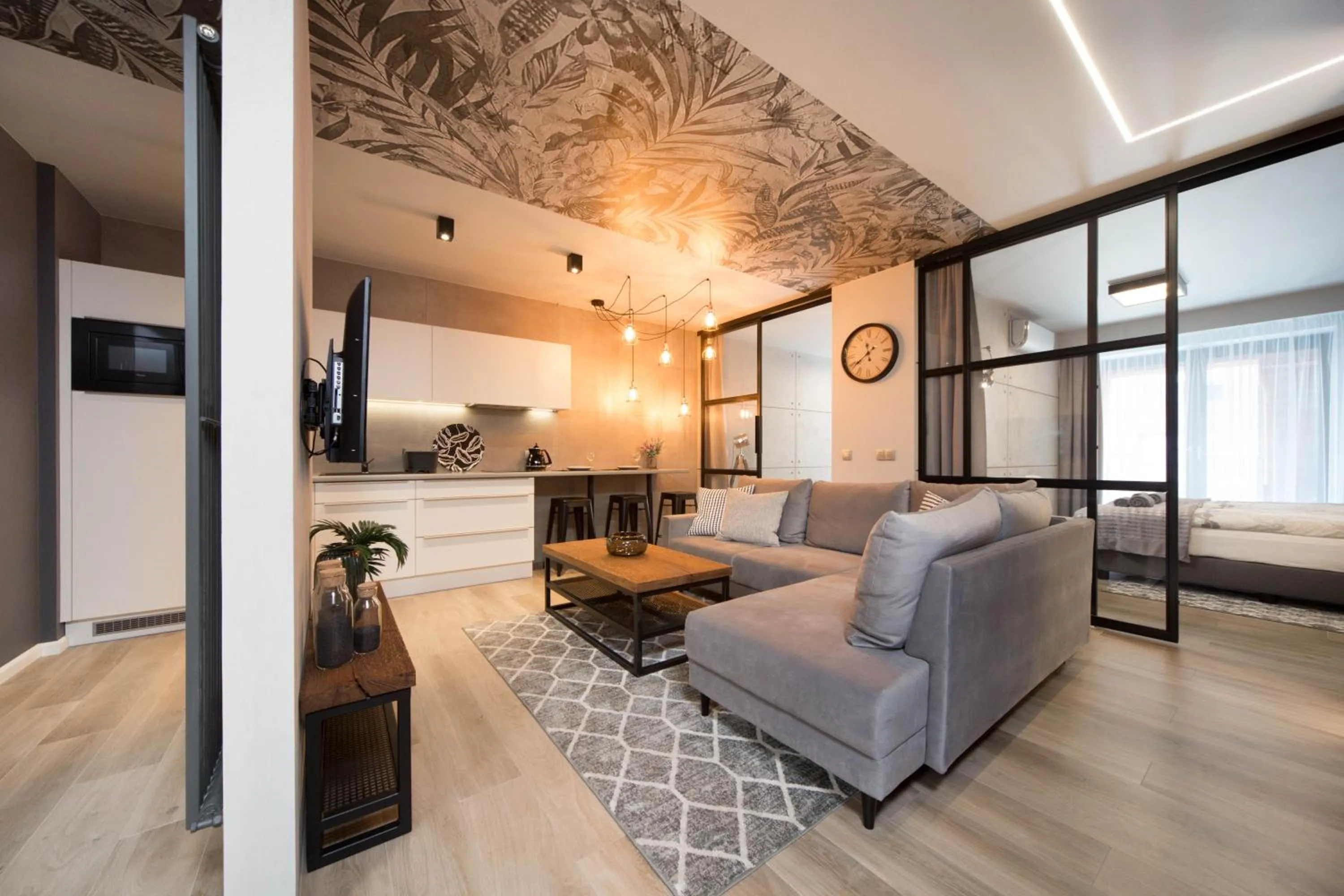Living room in Jacuzzi Apartments