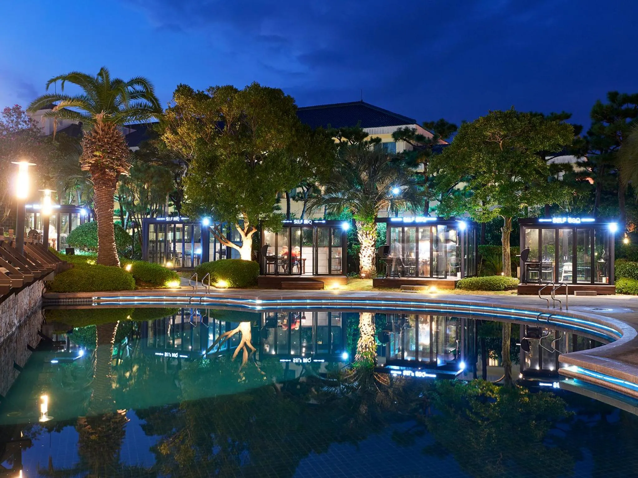 BBQ facilities in The Suites Hotel Jeju