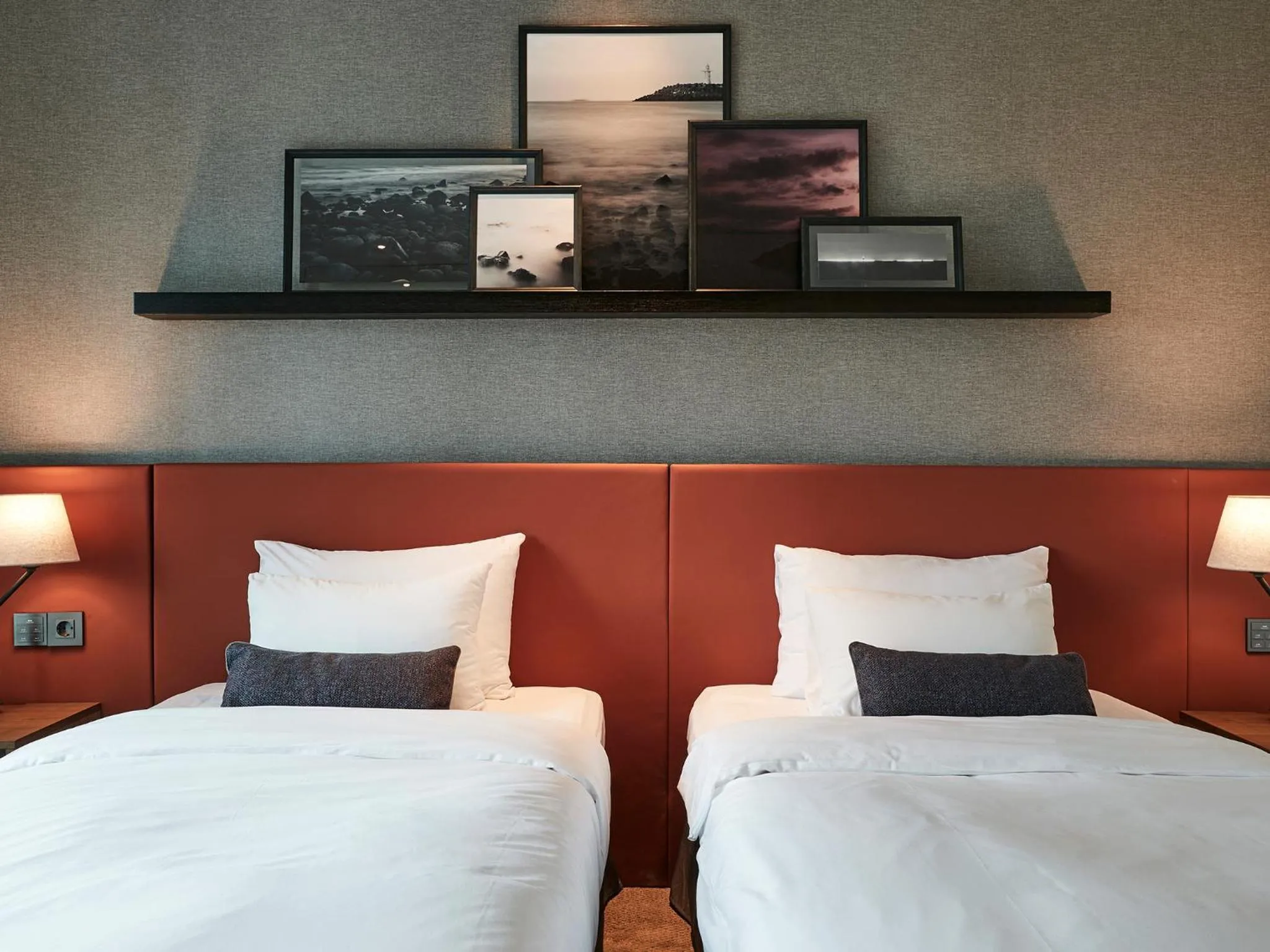 Bed in The Suites Hotel Jeju