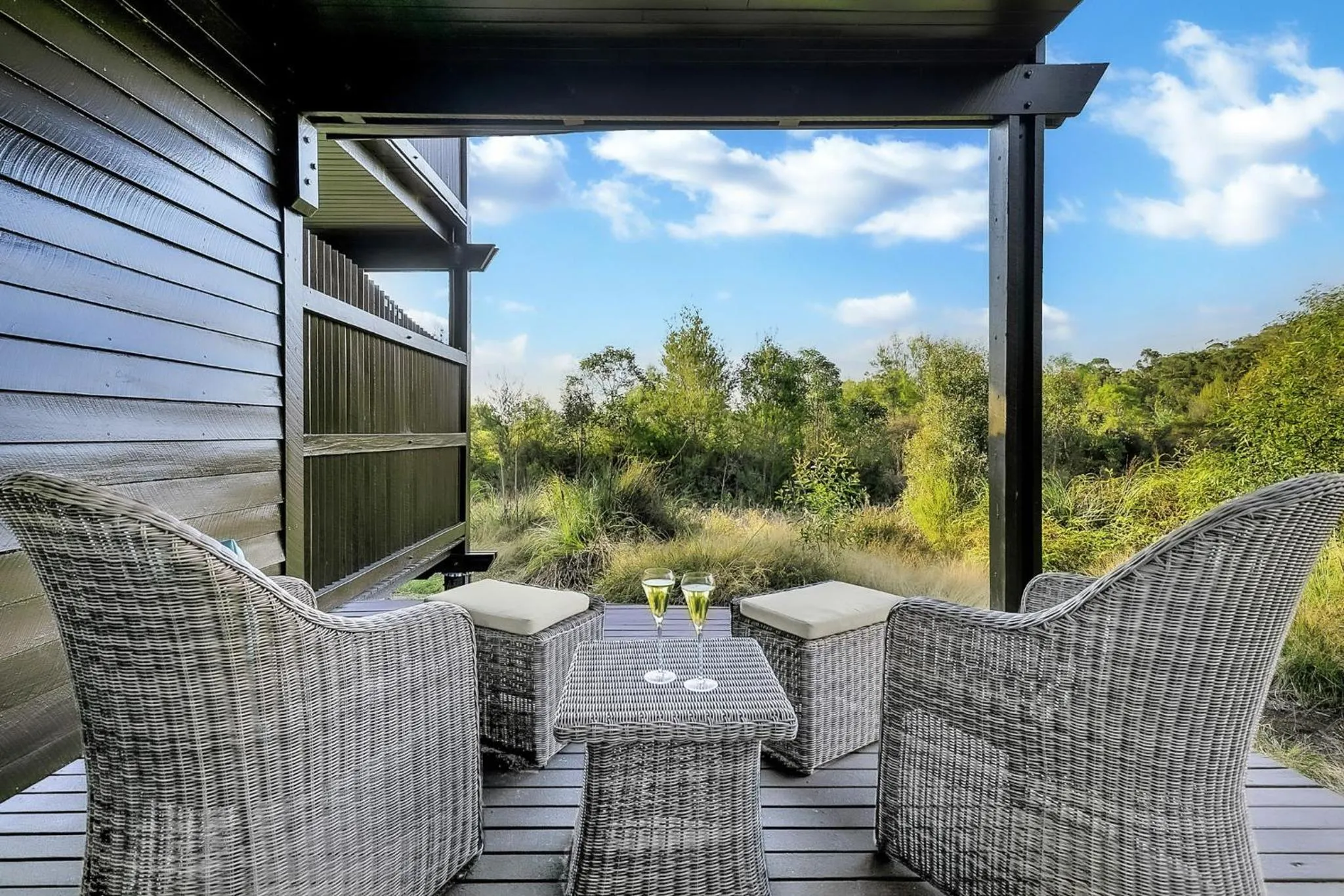 Patio in Kingfisher Bay Resort
