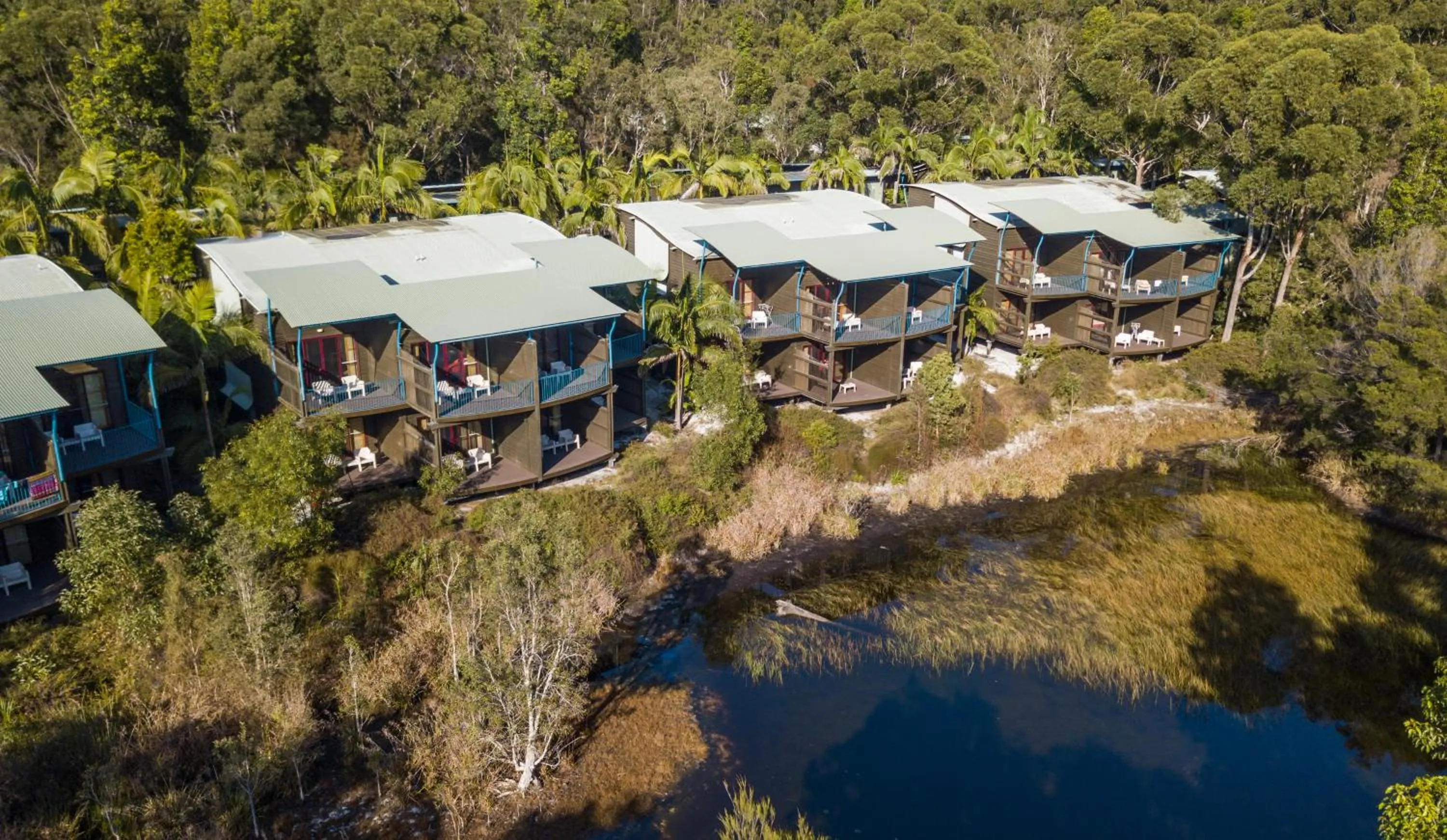 Bird's eye view in Kingfisher Bay Resort