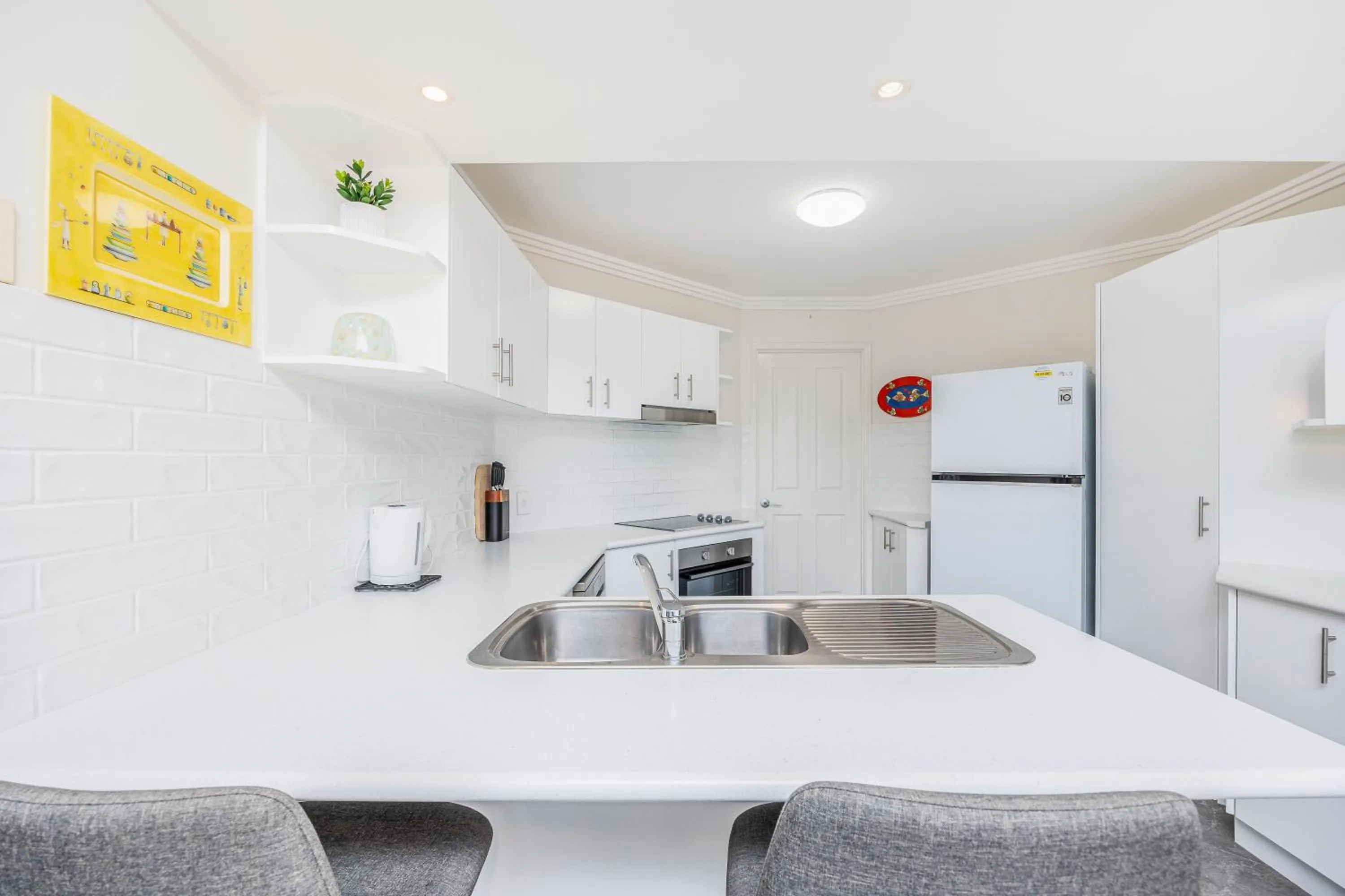 Kitchen or kitchenette in Grange Resort Hervey Bay