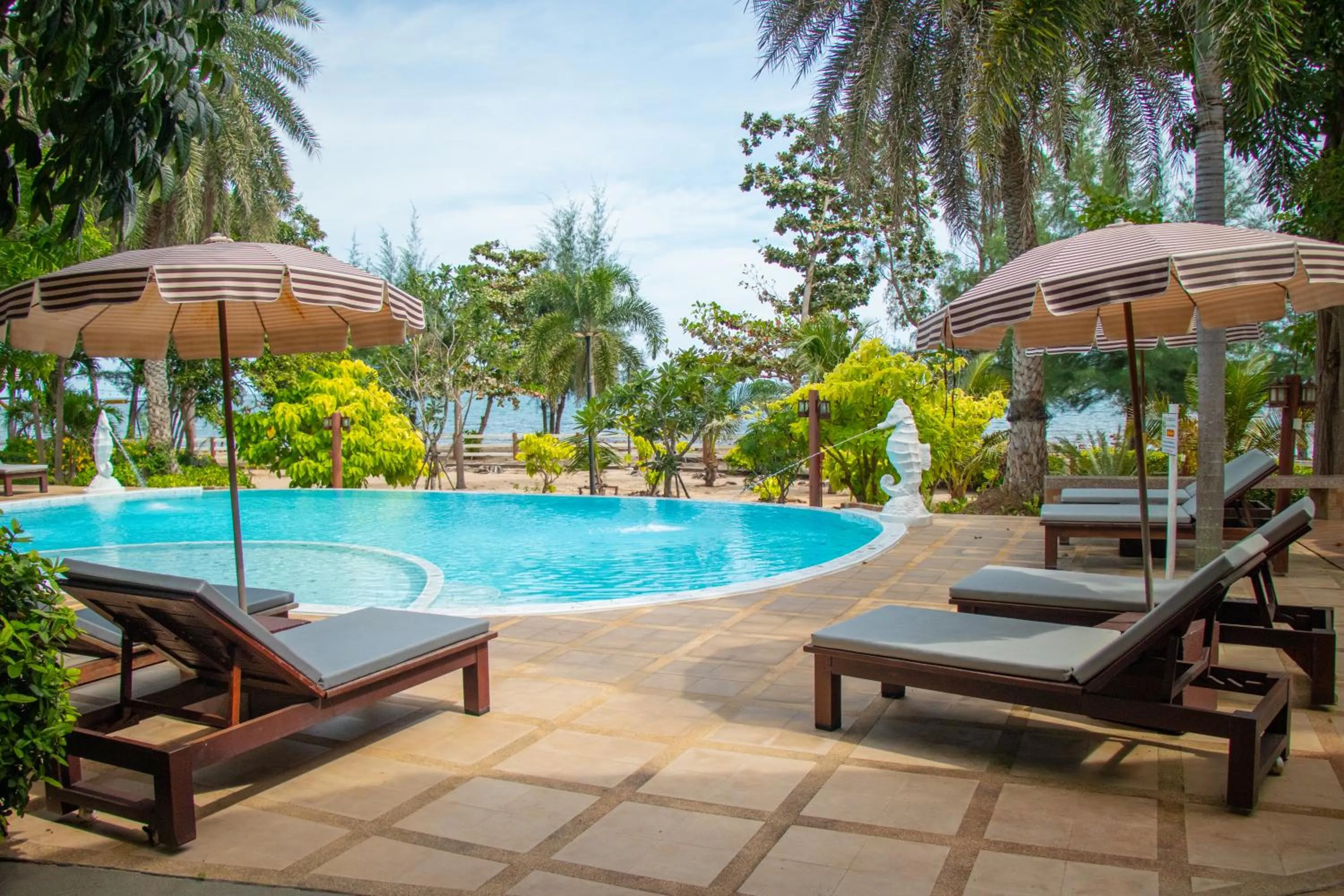 Pool view in Rocky Point Resort