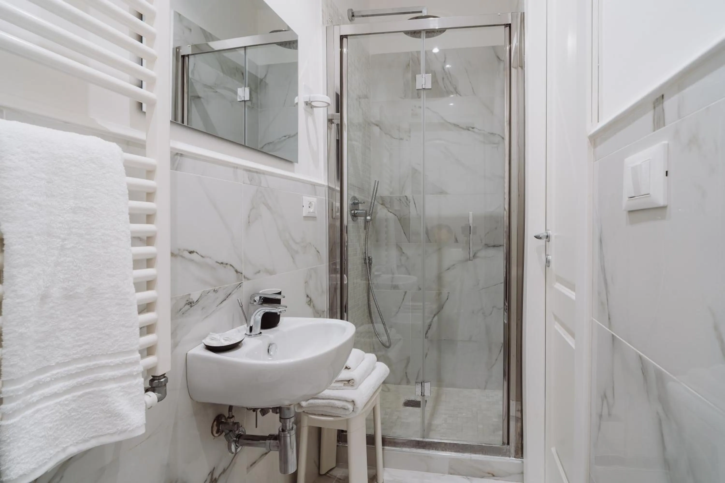 Shower in Rooms Genova dei Rolli