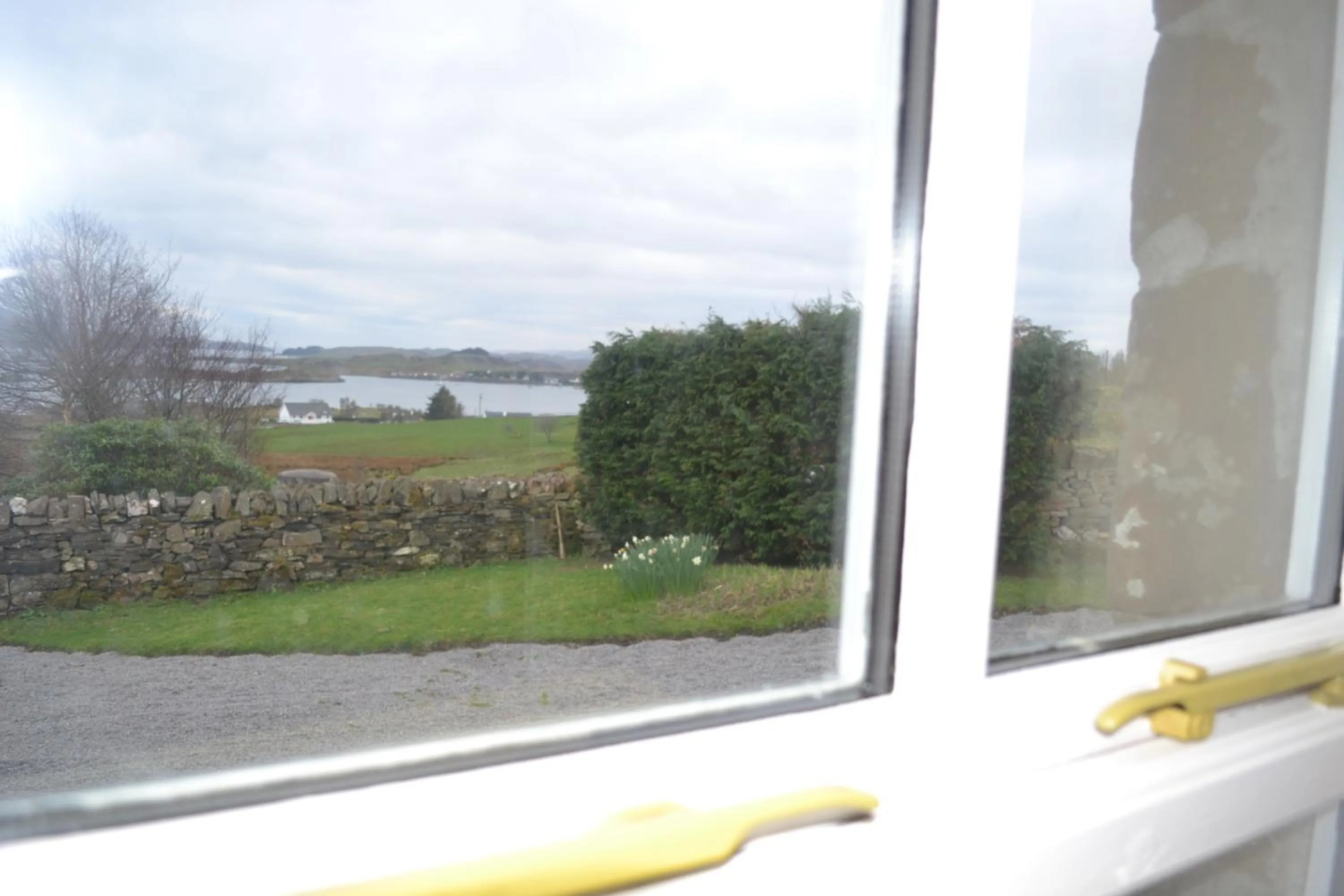 Garden view in Oban Seil Farm The Bothy