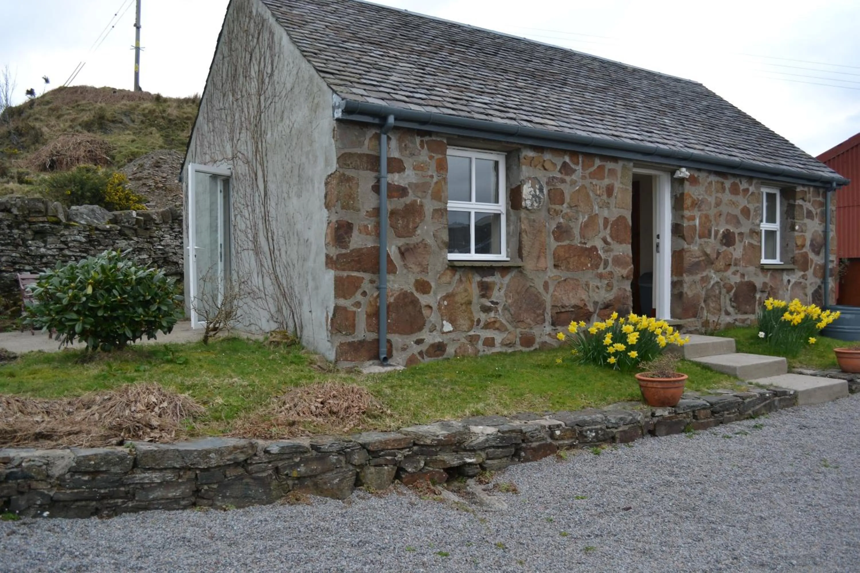 Facade/entrance in Oban Seil Farm The Bothy