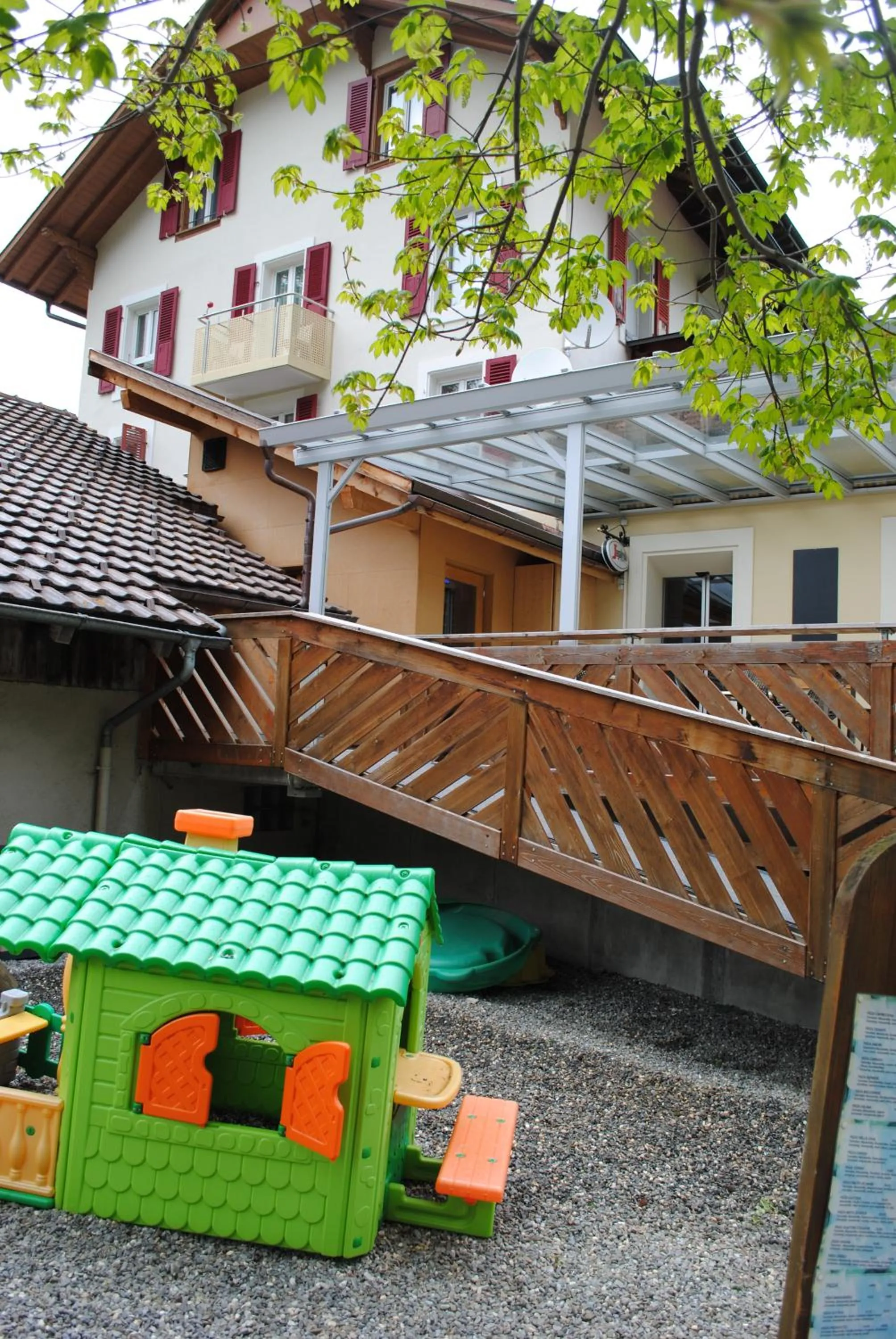 Children play ground in Hotel Des Alpes