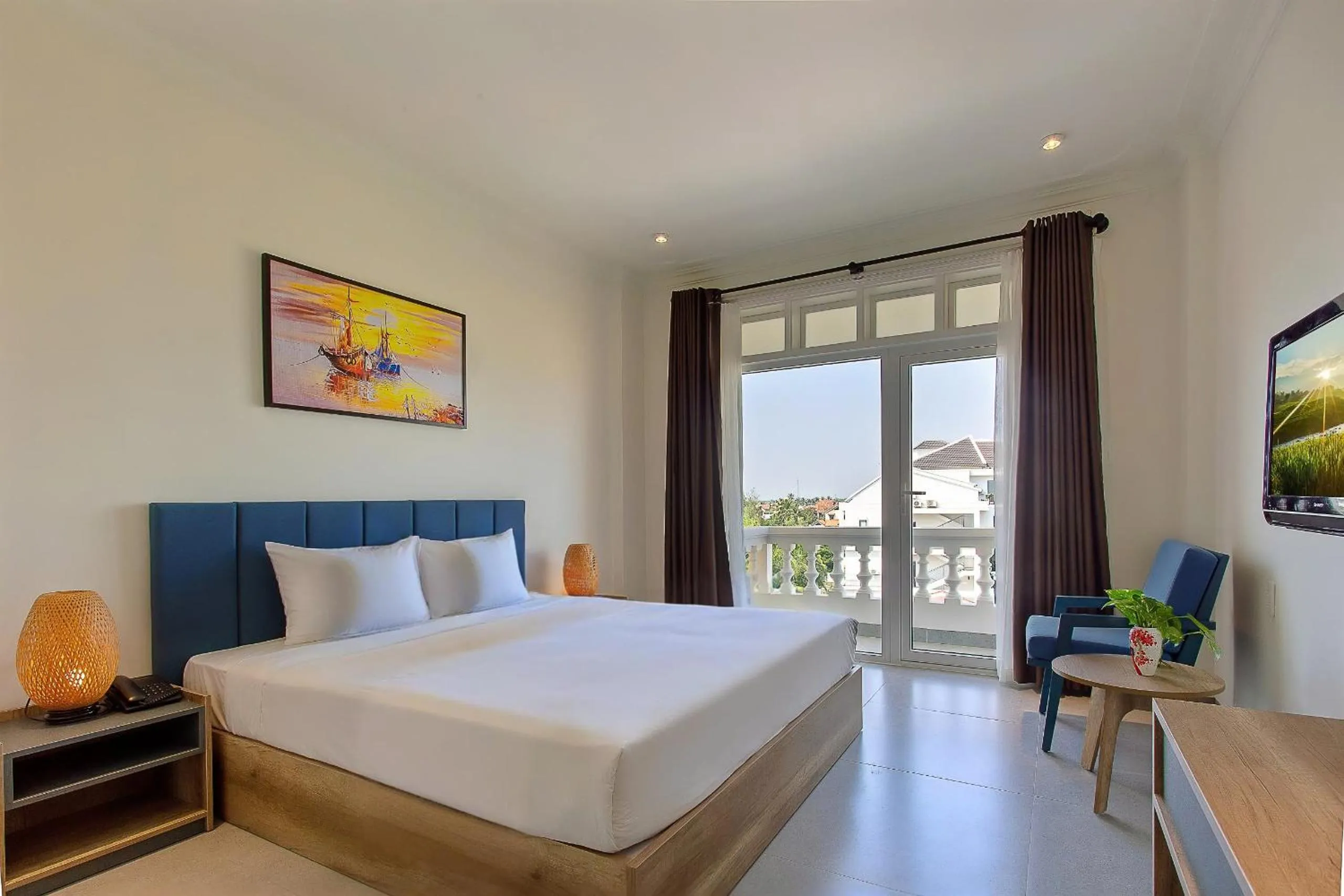 Photo of the whole room, Bed in Hoi An Aurora Riverside Hotel and Spa