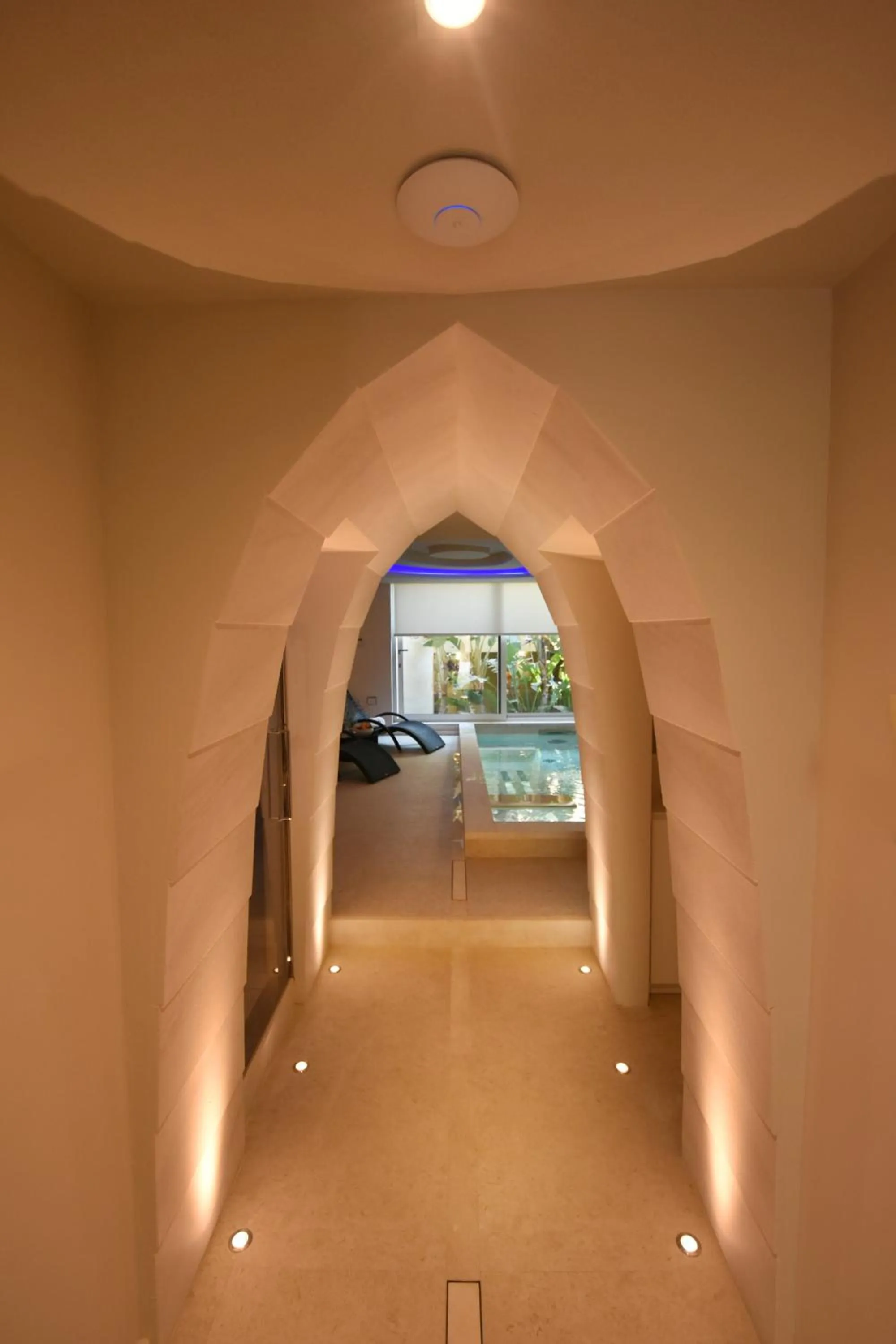 Sauna in Domu Simius Life Style Hotel