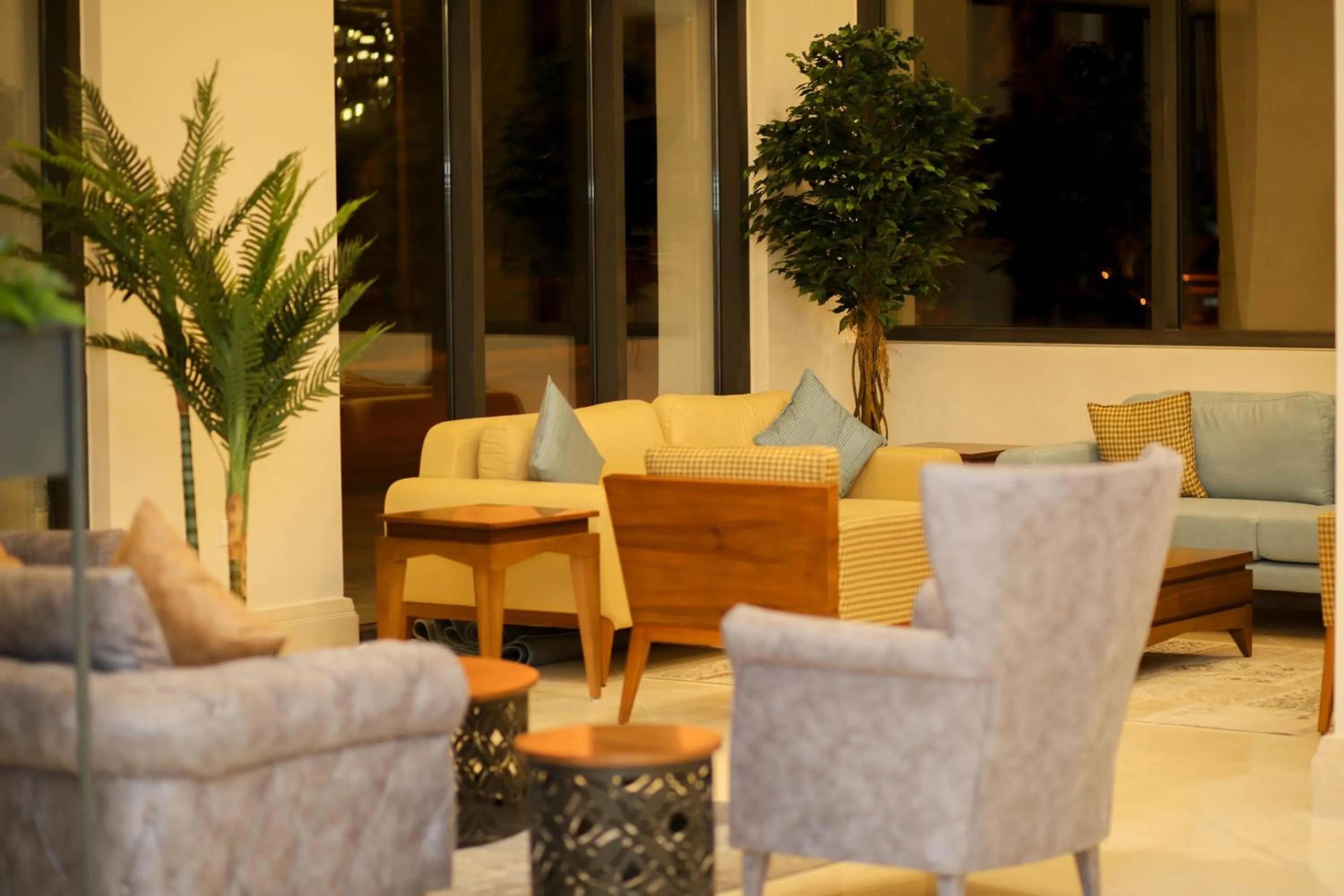 Seating area in City Tower Hotel