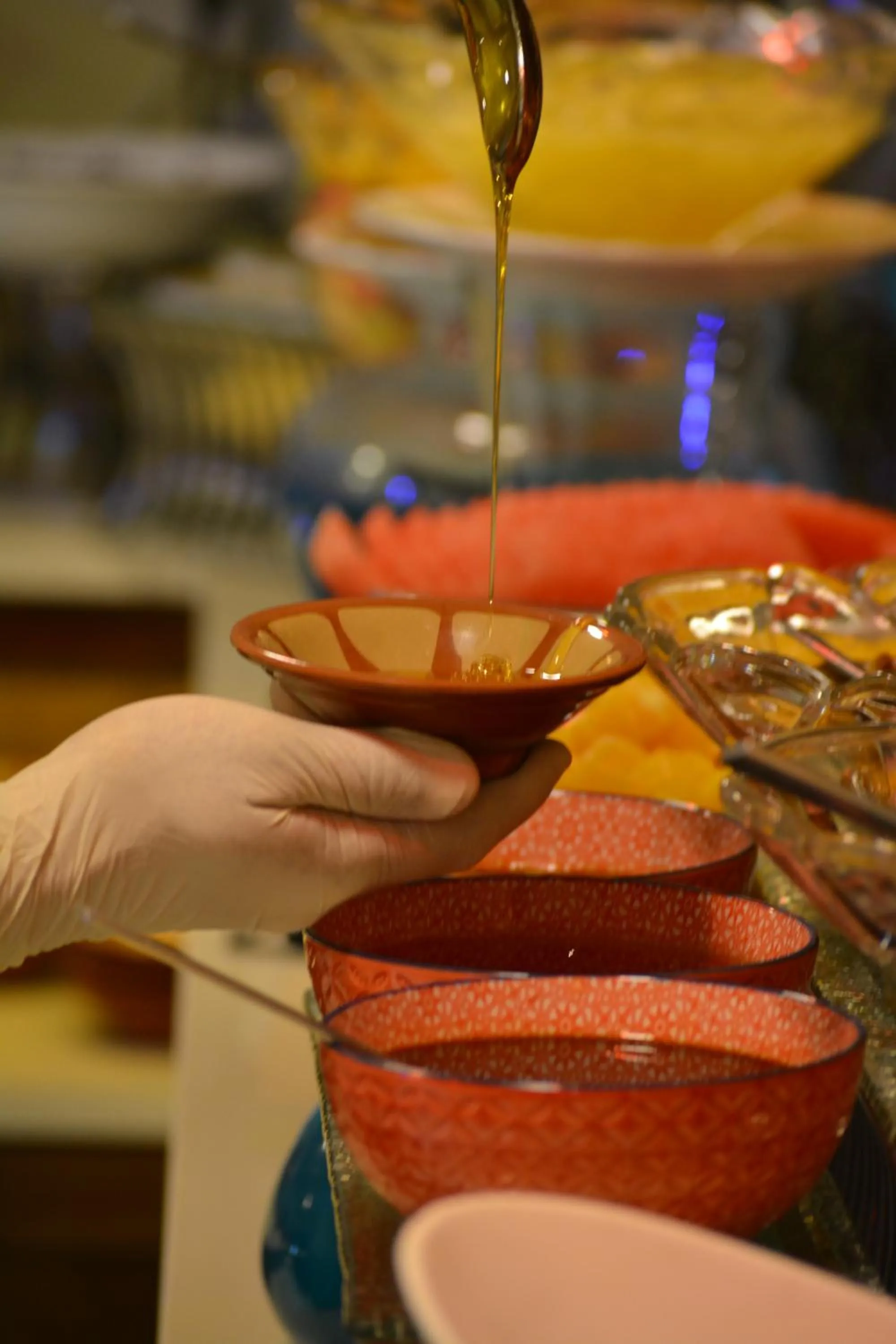 Buffet breakfast in City Tower Hotel