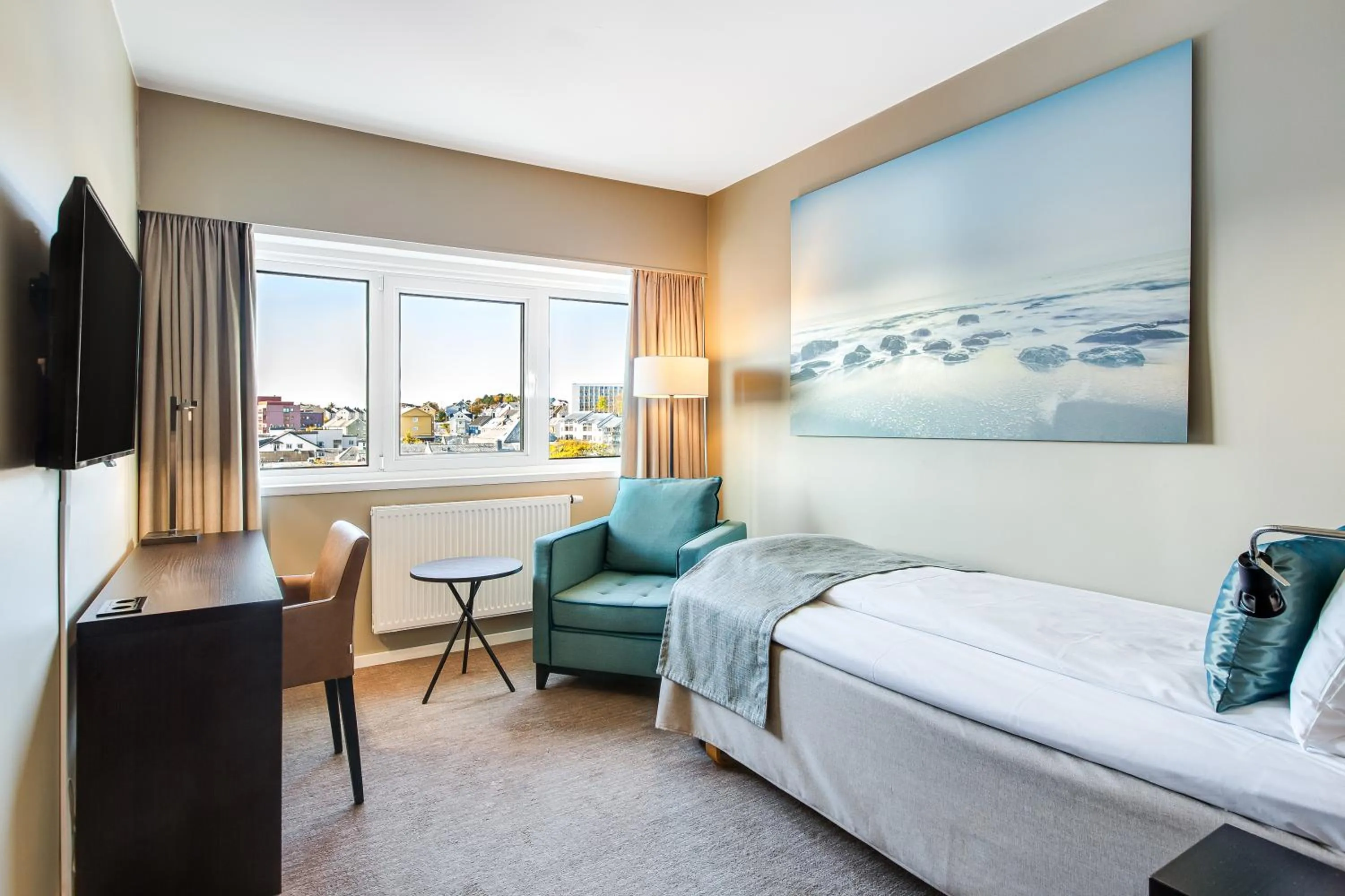 Bed in Quality Hotel Grand Kristiansund