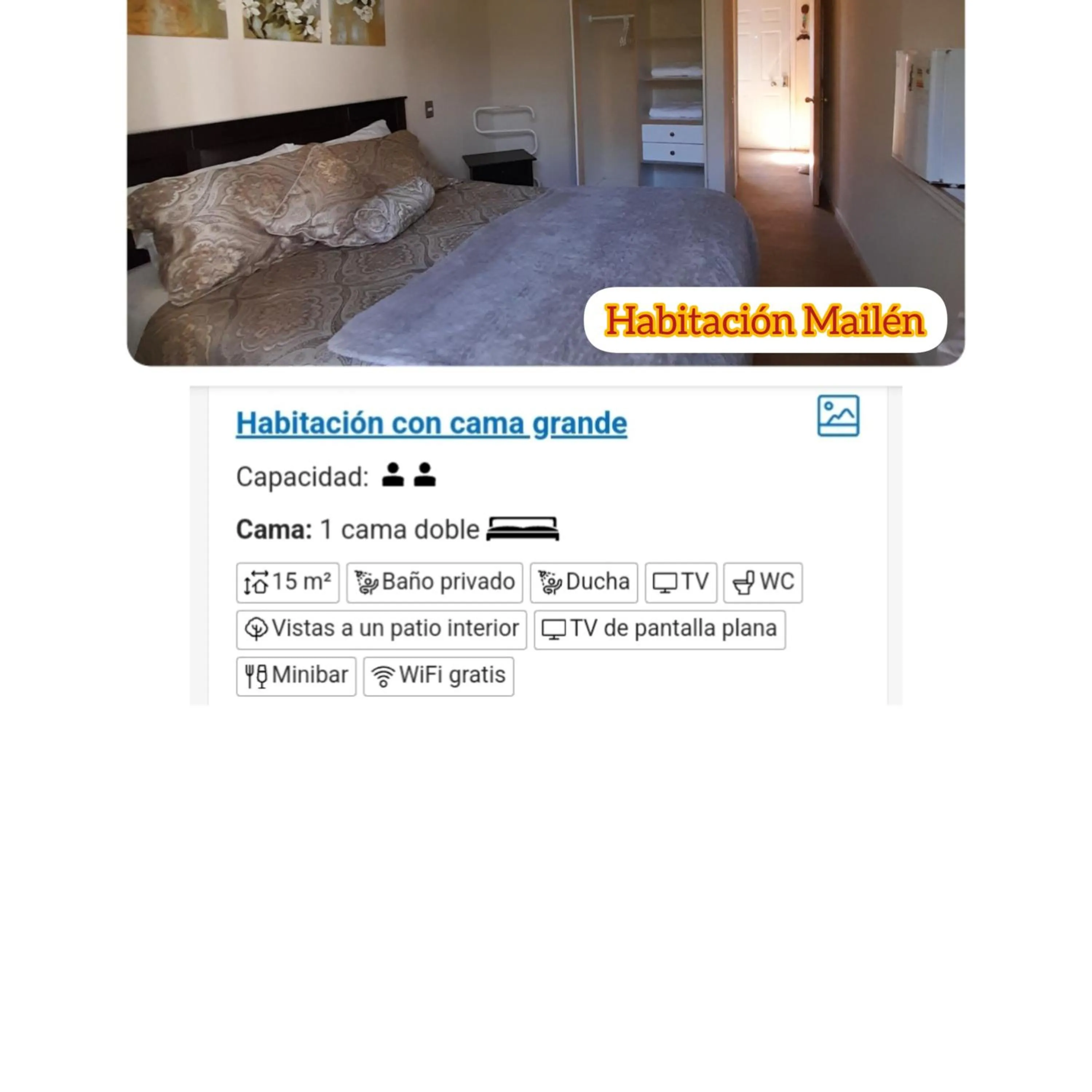 Queen Room in habitac privada Bed n Bkf Patagonia Norte - Puerto Varas Homestay - BnB Plus
