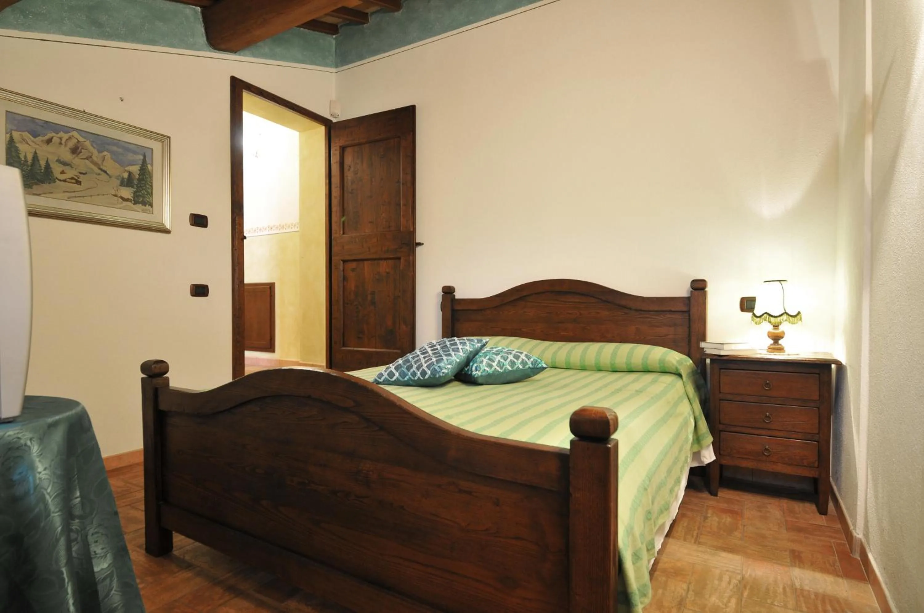 Bedroom, Bed in Terre Del Cantico Country House