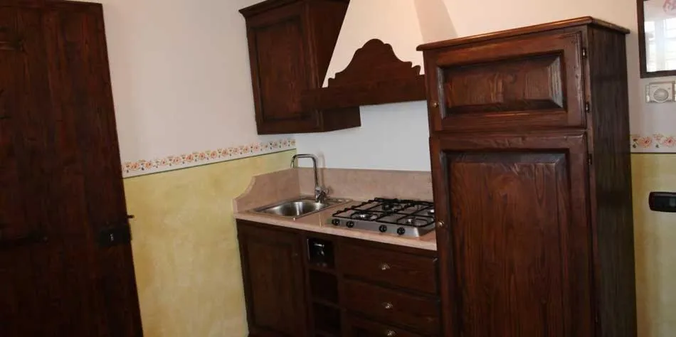 Kitchen or kitchenette in Terre Del Cantico Country House