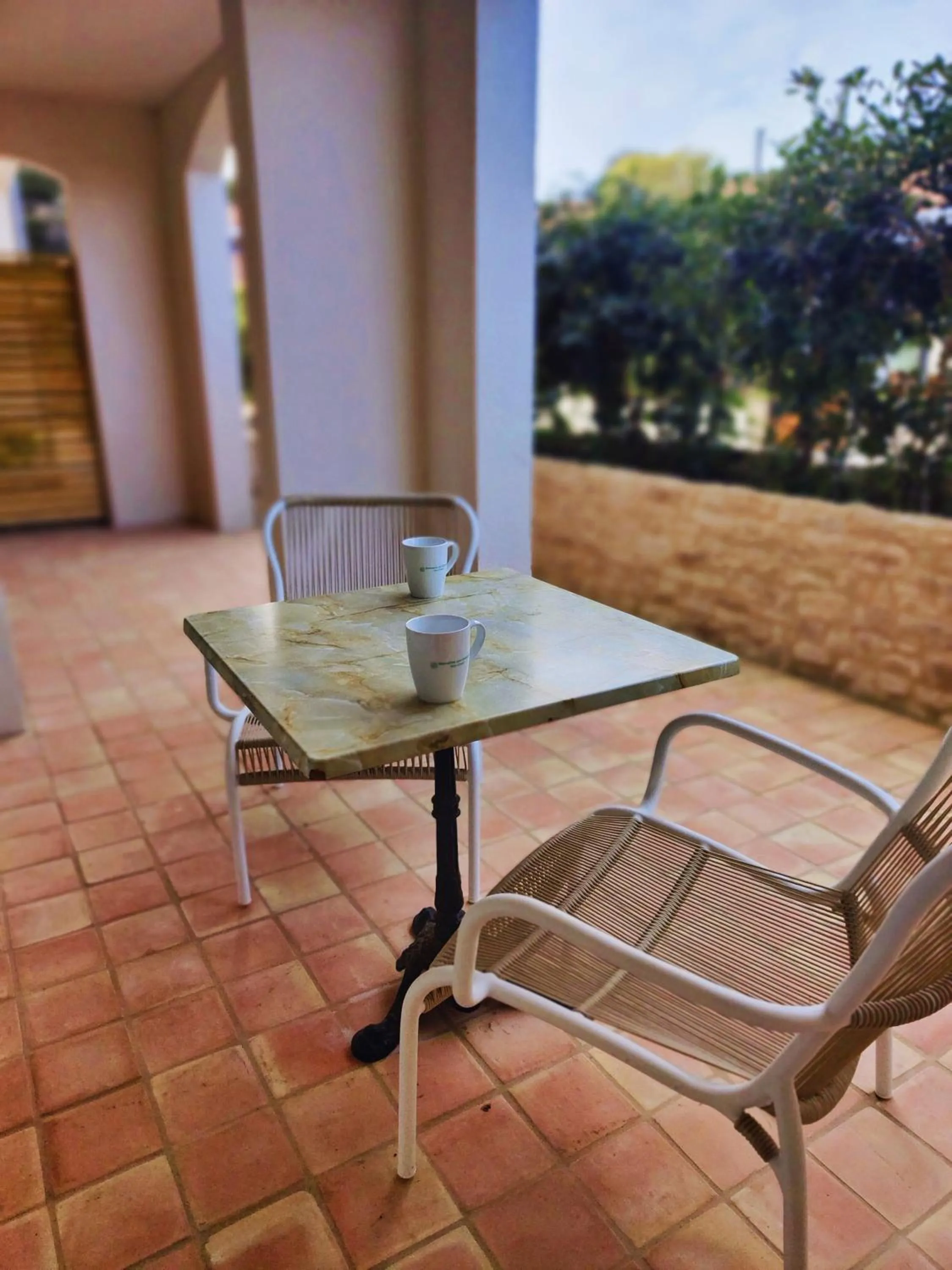 Balcony/Terrace in Hôtel Les Grenettes