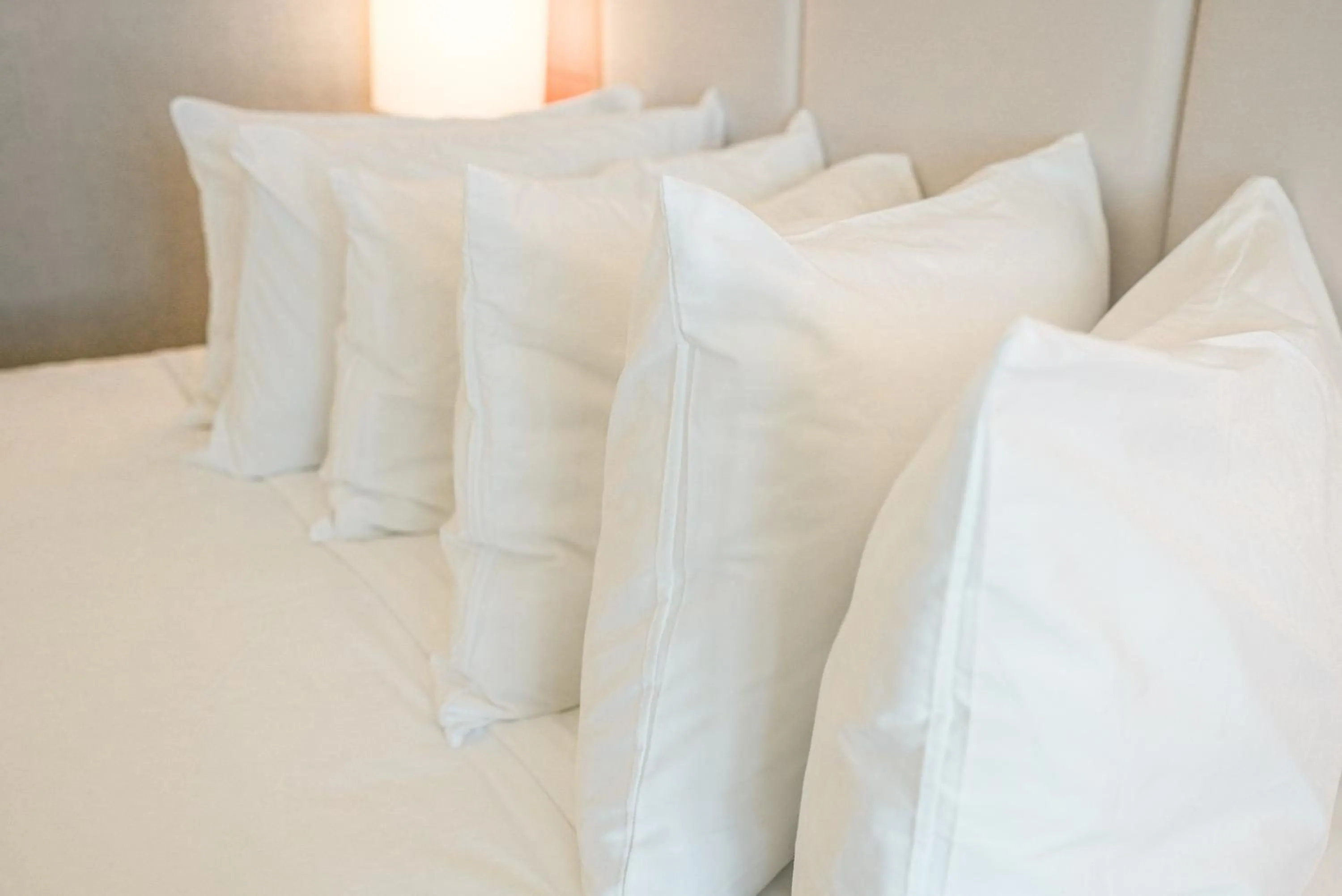 Bed in Spray Beach Hotel