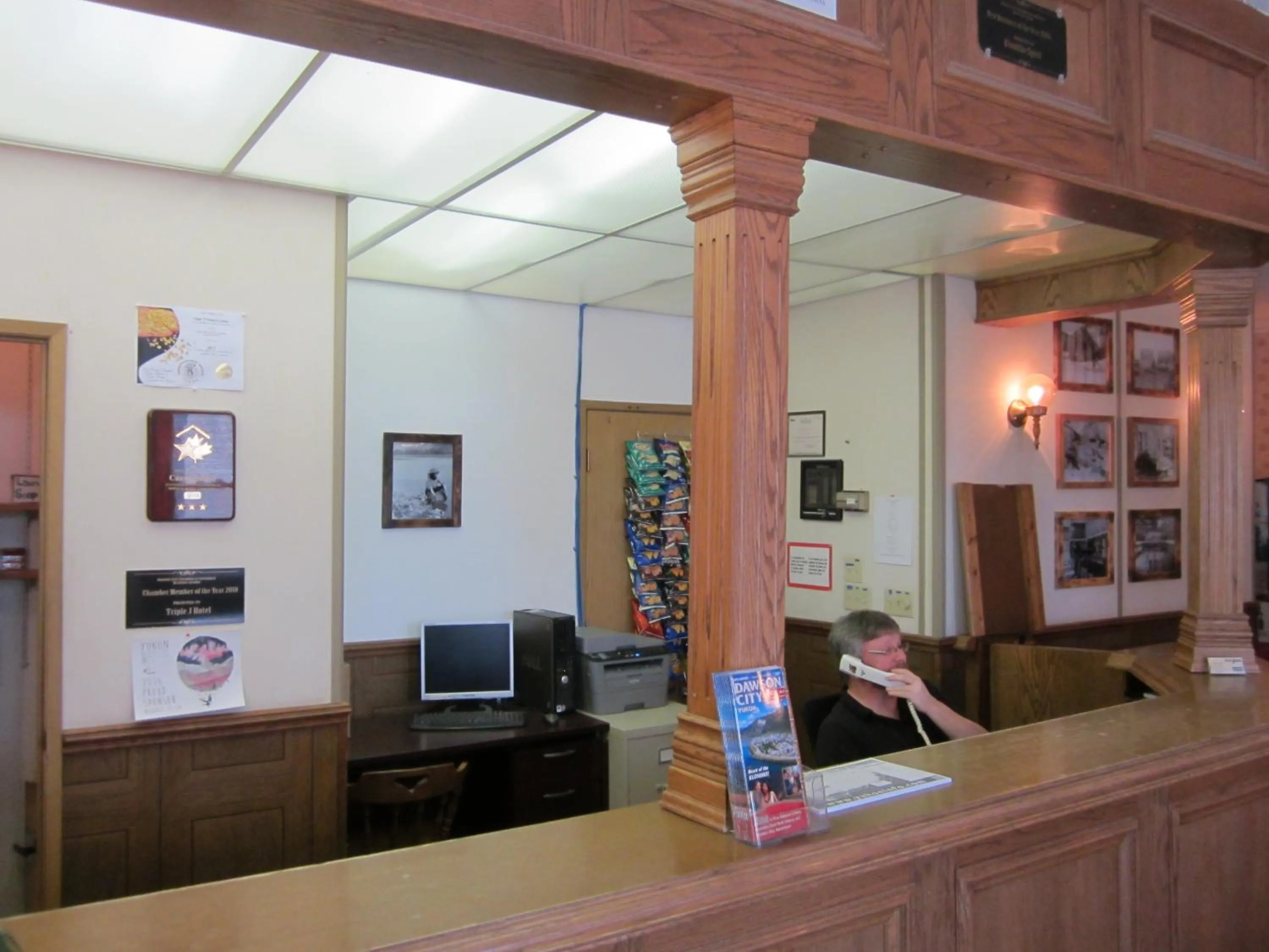 Lobby or reception in Triple J Hotel