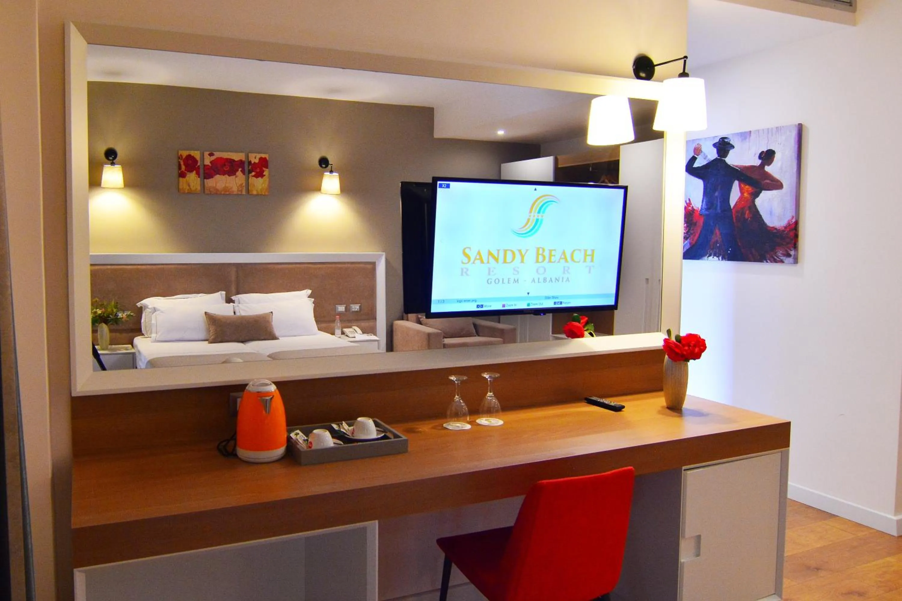 Bed in Sandy Beach Resort