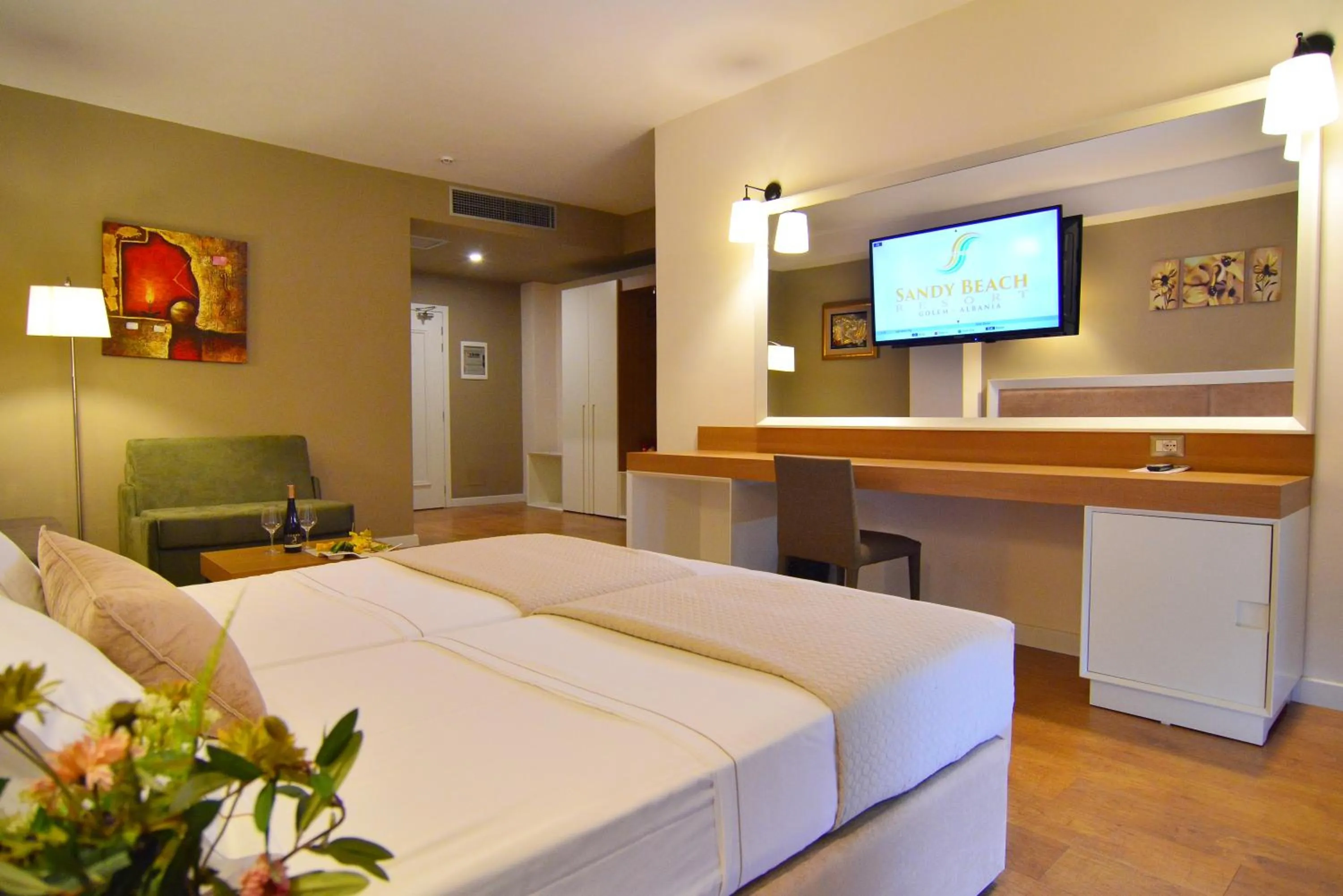 Bed in Sandy Beach Resort