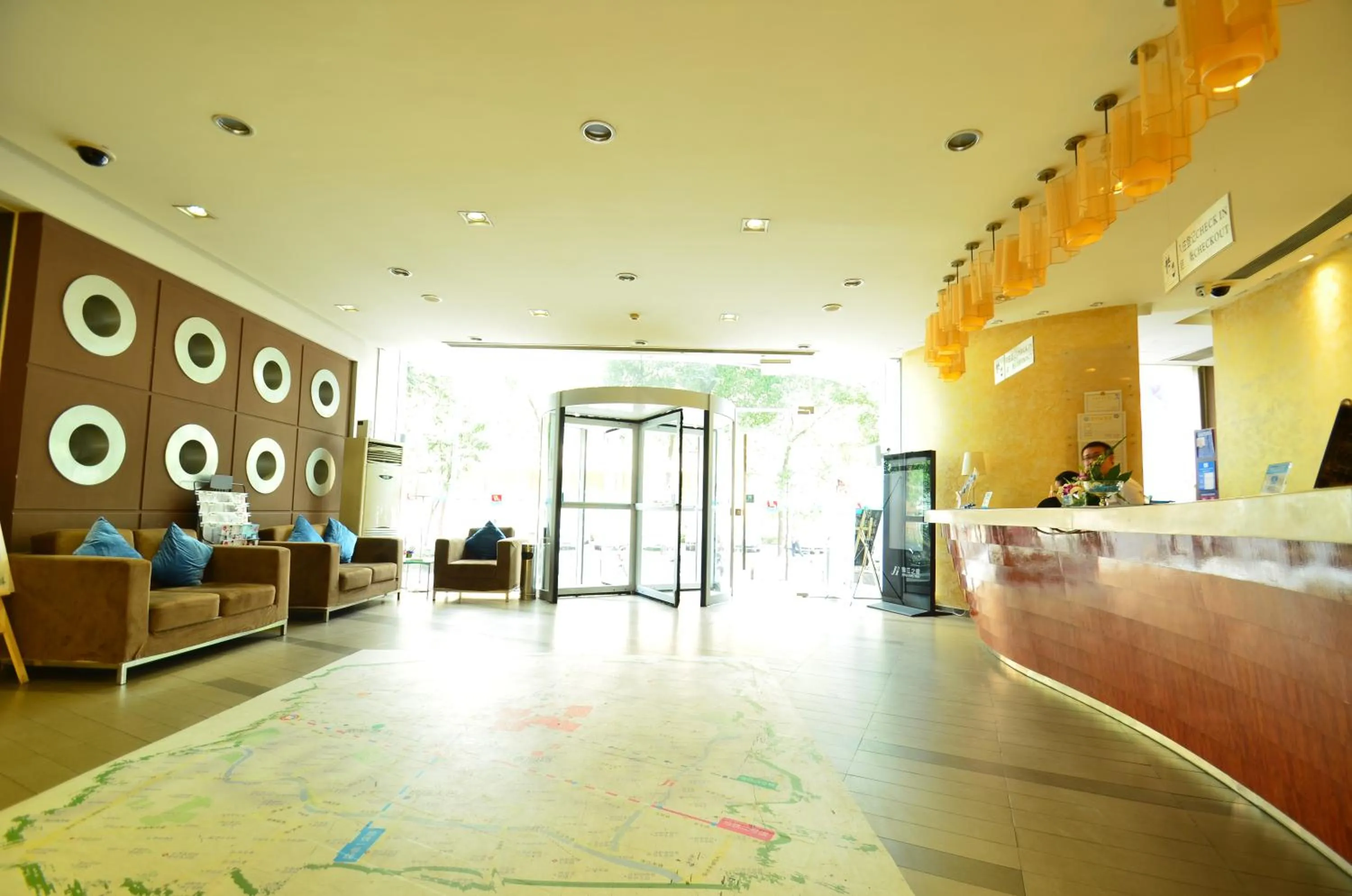 Decorative detail in Jinjiang Inn - Chengdu Wenshufang