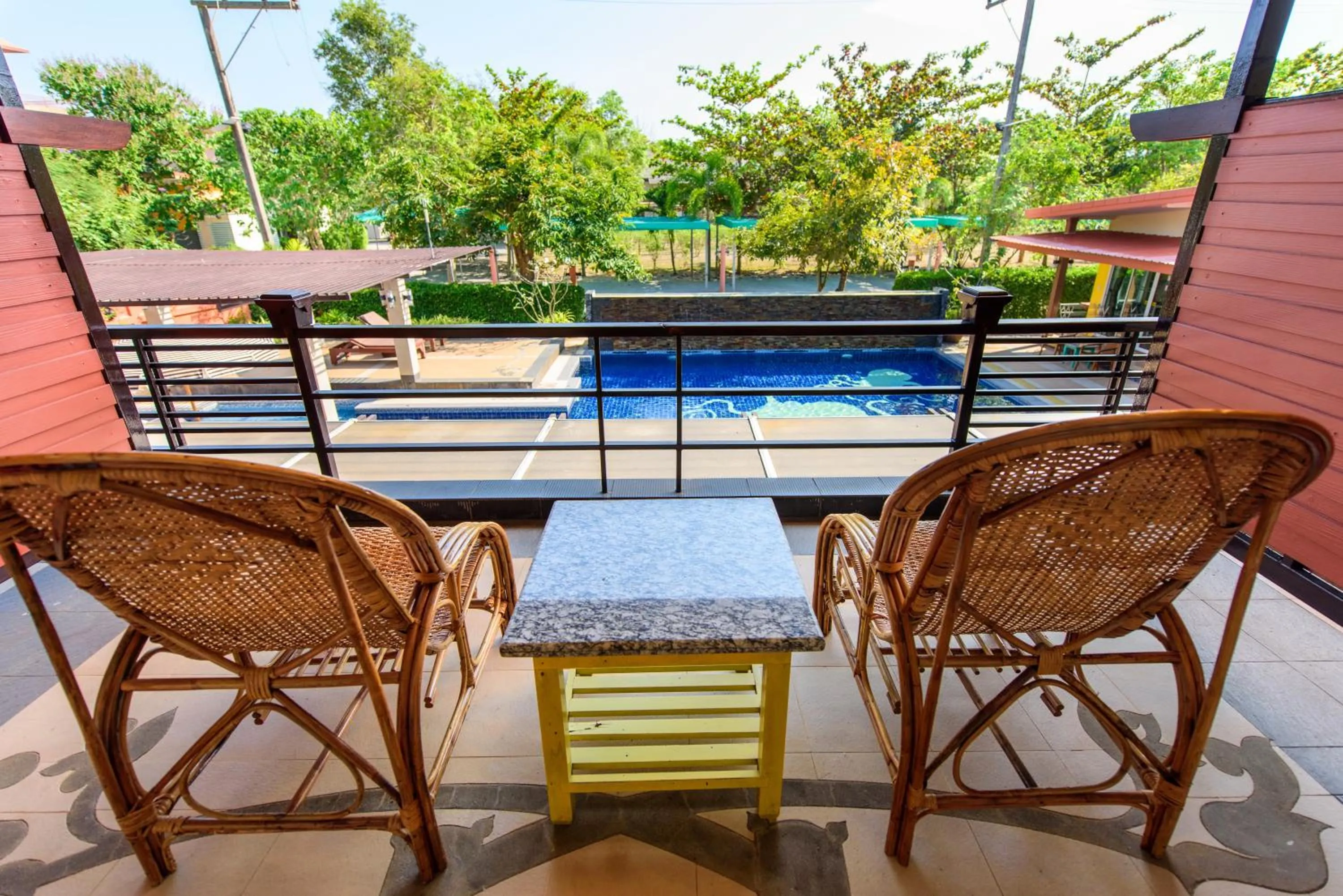 Pool view in Baan Grood Arcadia Resort & Spa
