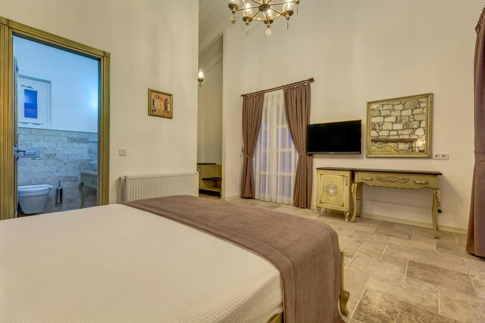 Bed in Bel Canto Alaçatı Hotel