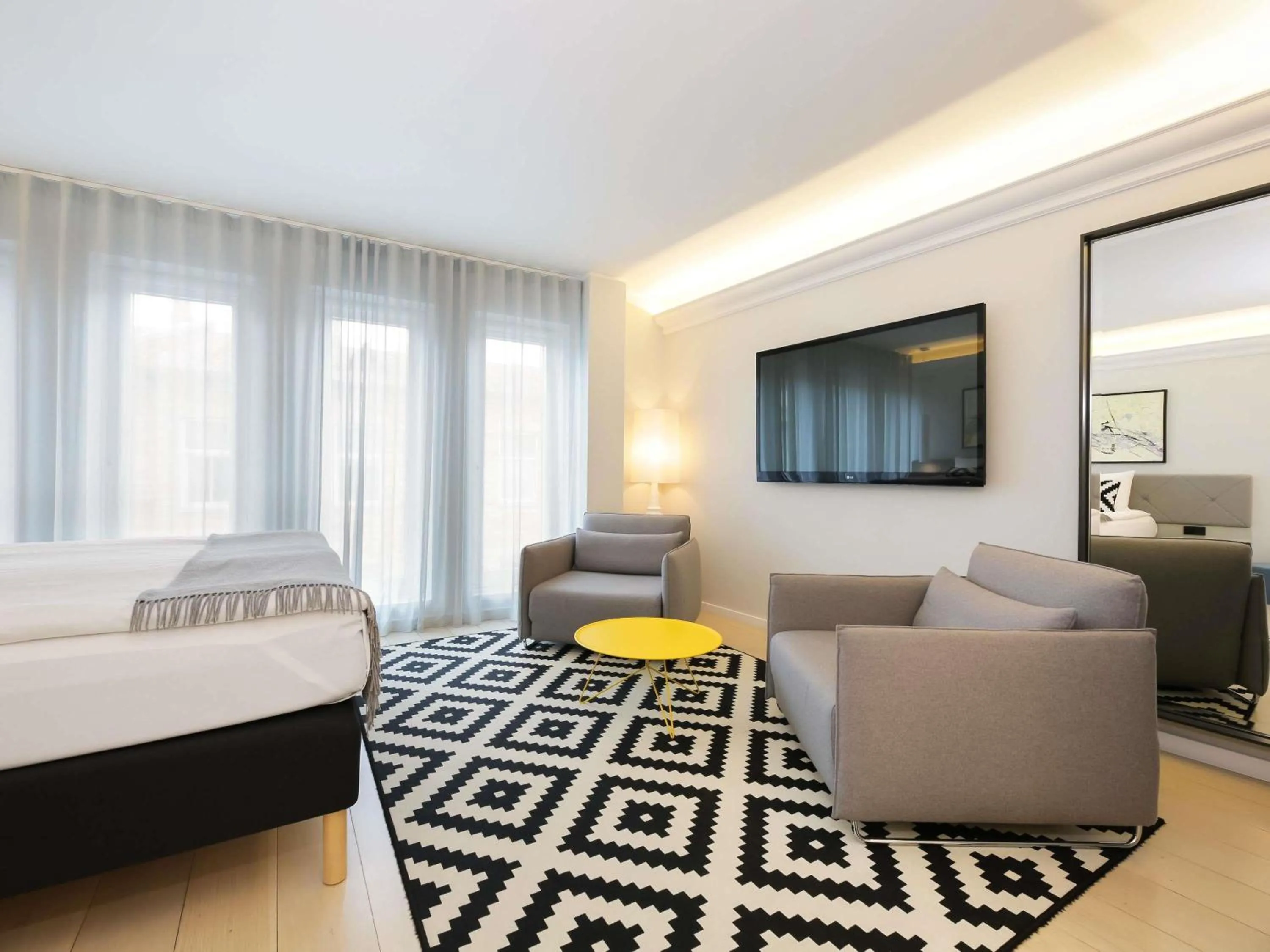 Bedroom, Bed in ibis Styles Tallinn