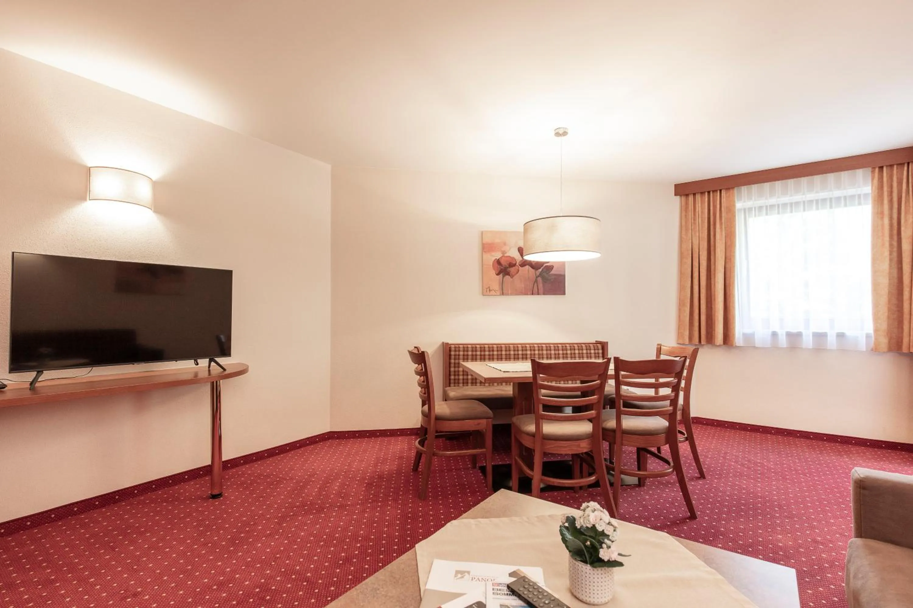 Living room in Panorama Appartements