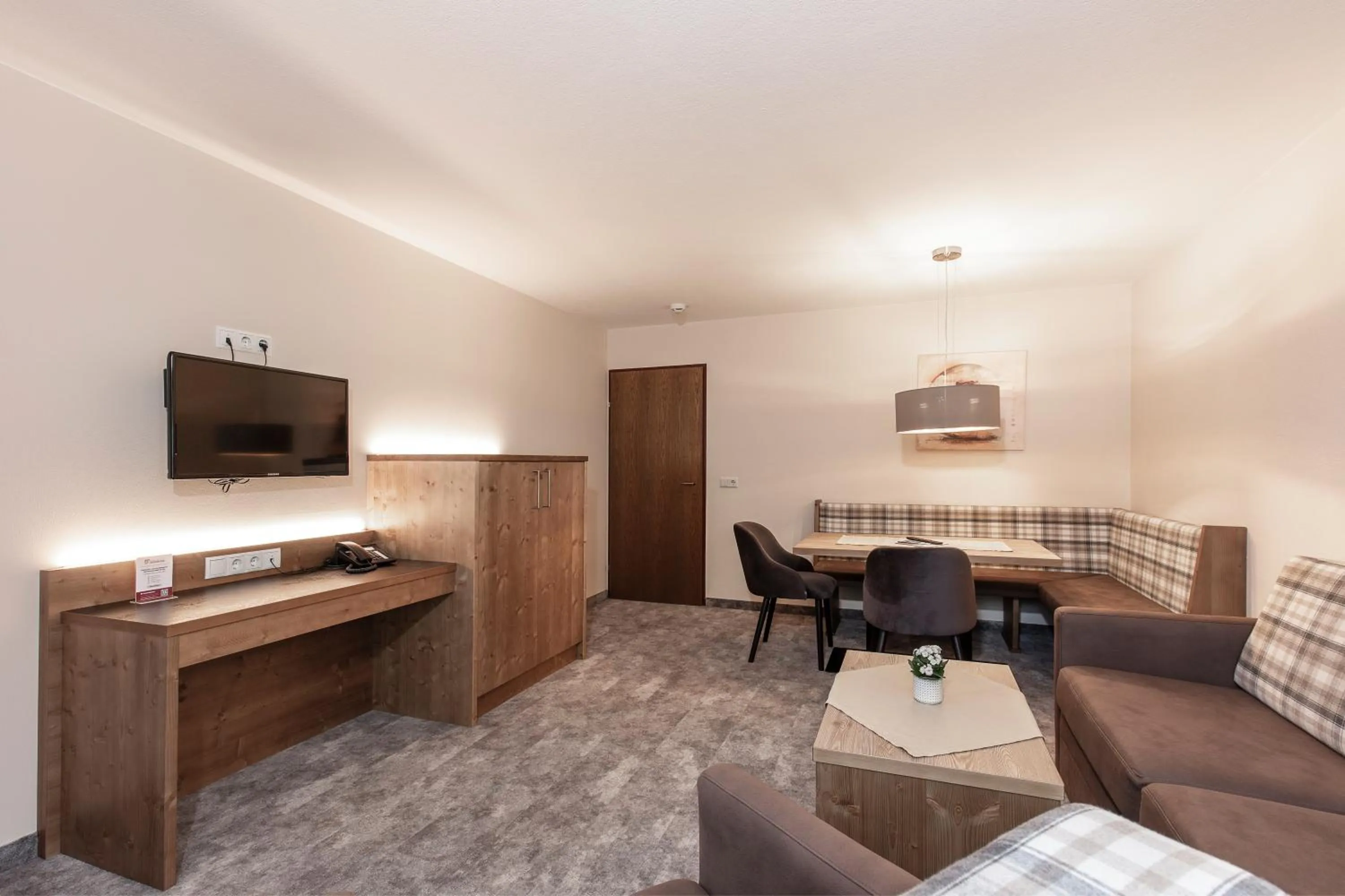 Living room in Panorama Appartements