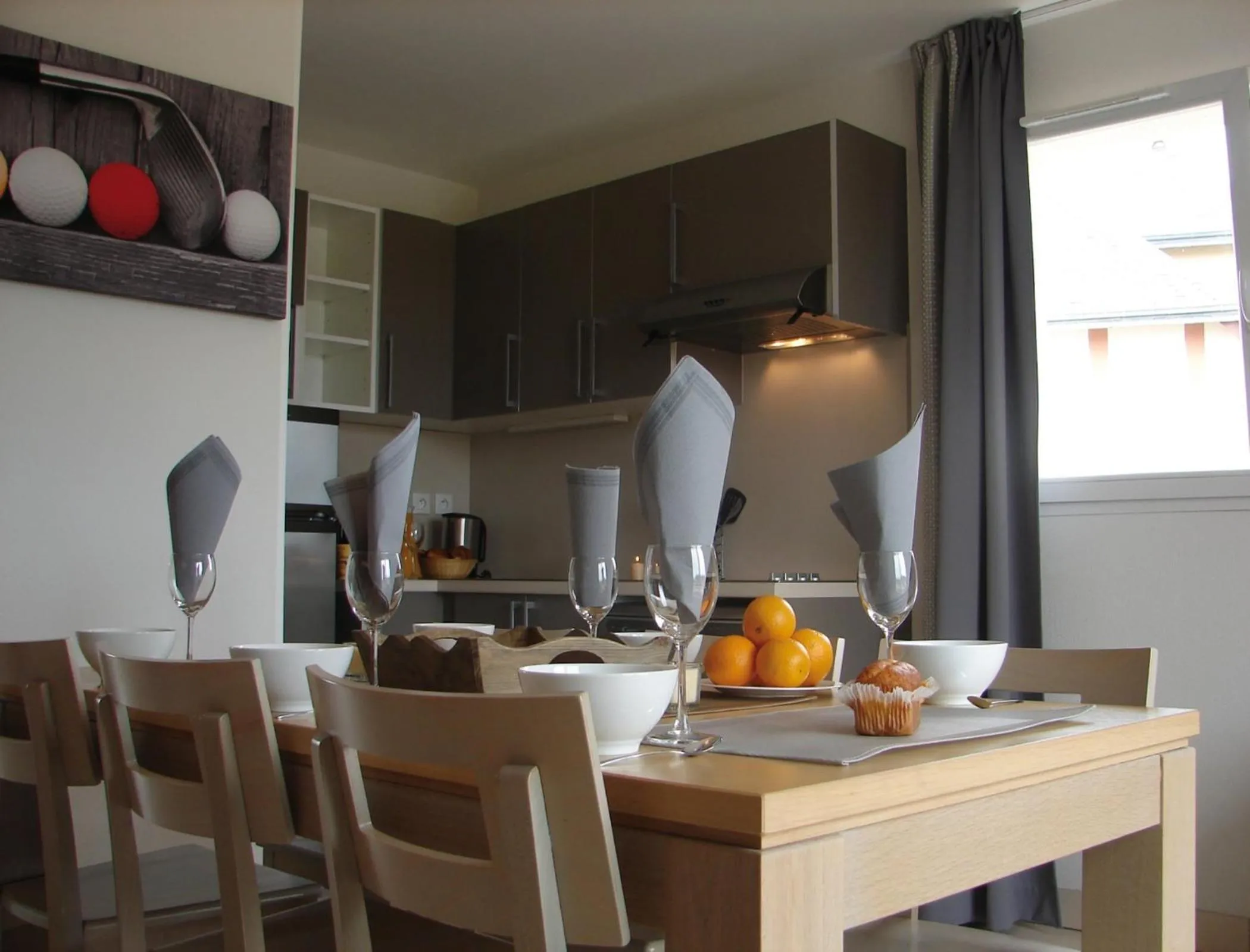 Dining area in Lagrange Vacances Cap Green