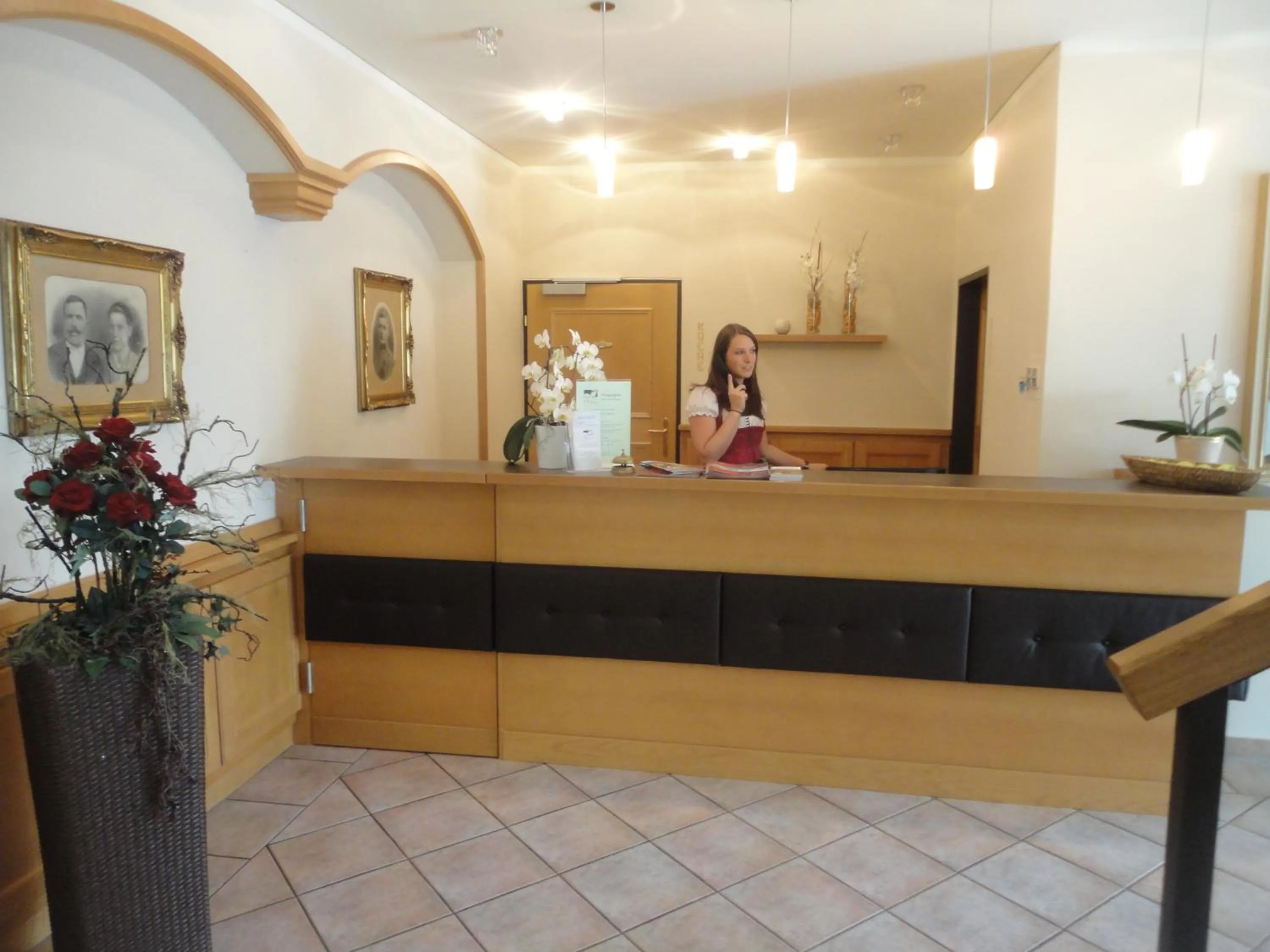Lobby or reception in Hotel Roslehen