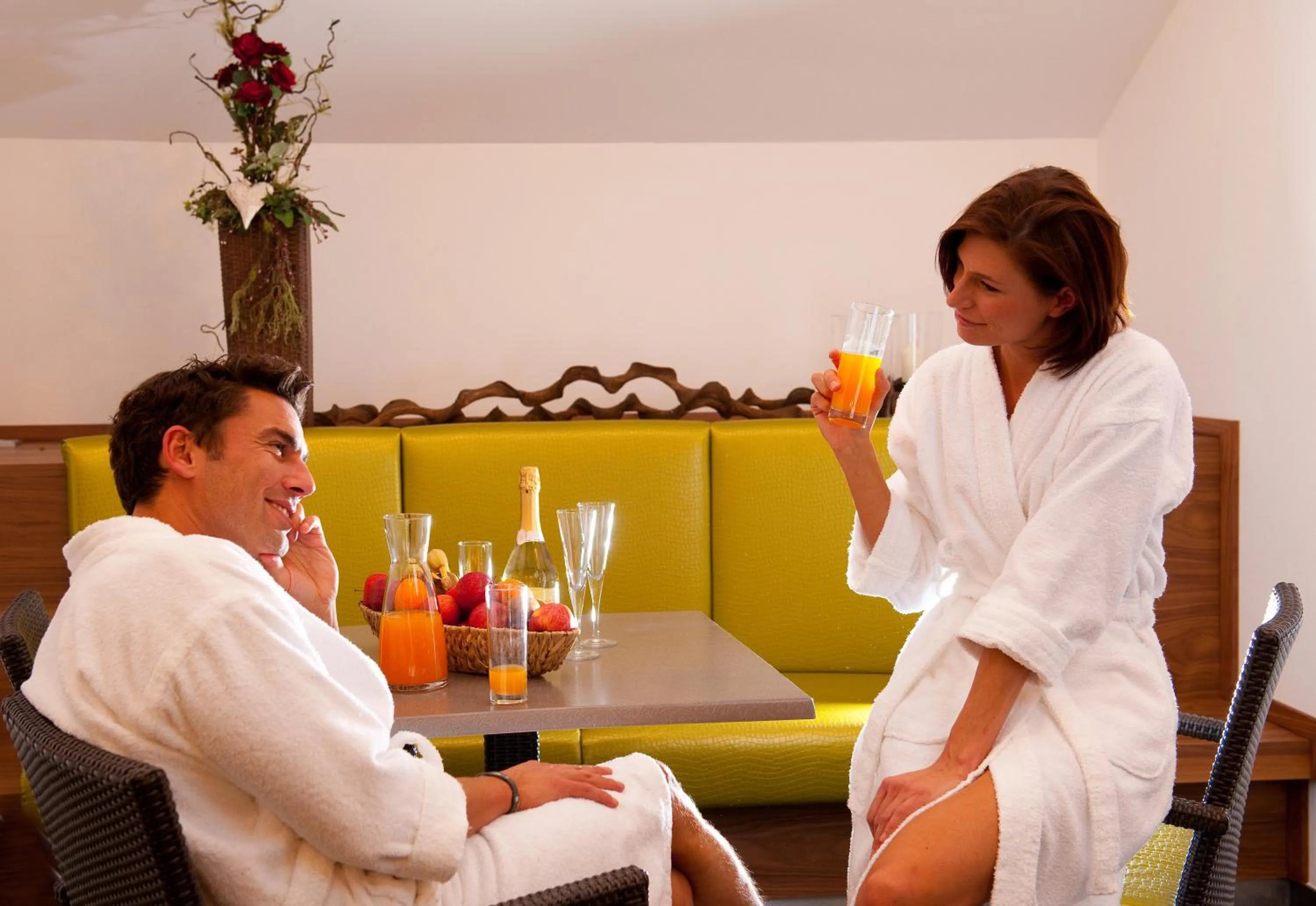 Spa and wellness centre/facilities in Hotel Roslehen