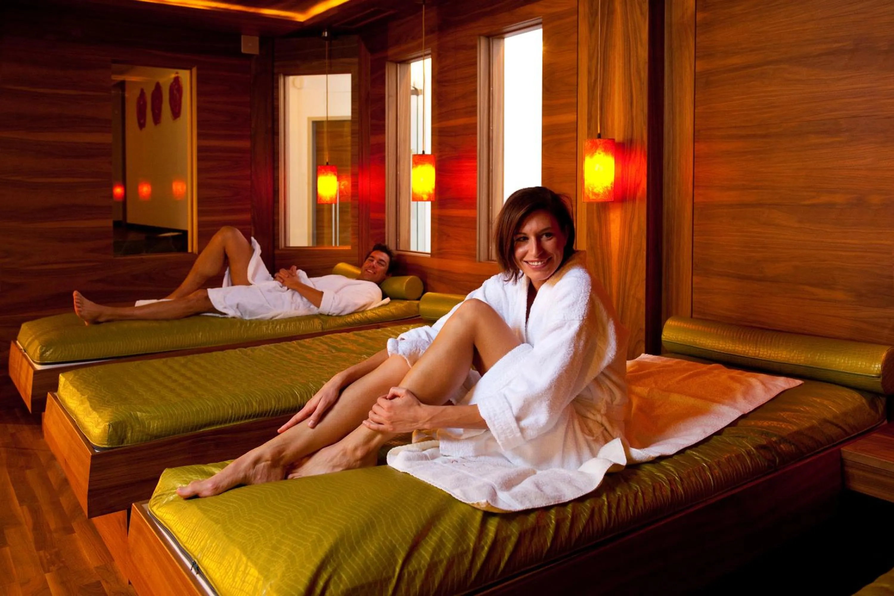 Spa and wellness centre/facilities in Hotel Roslehen