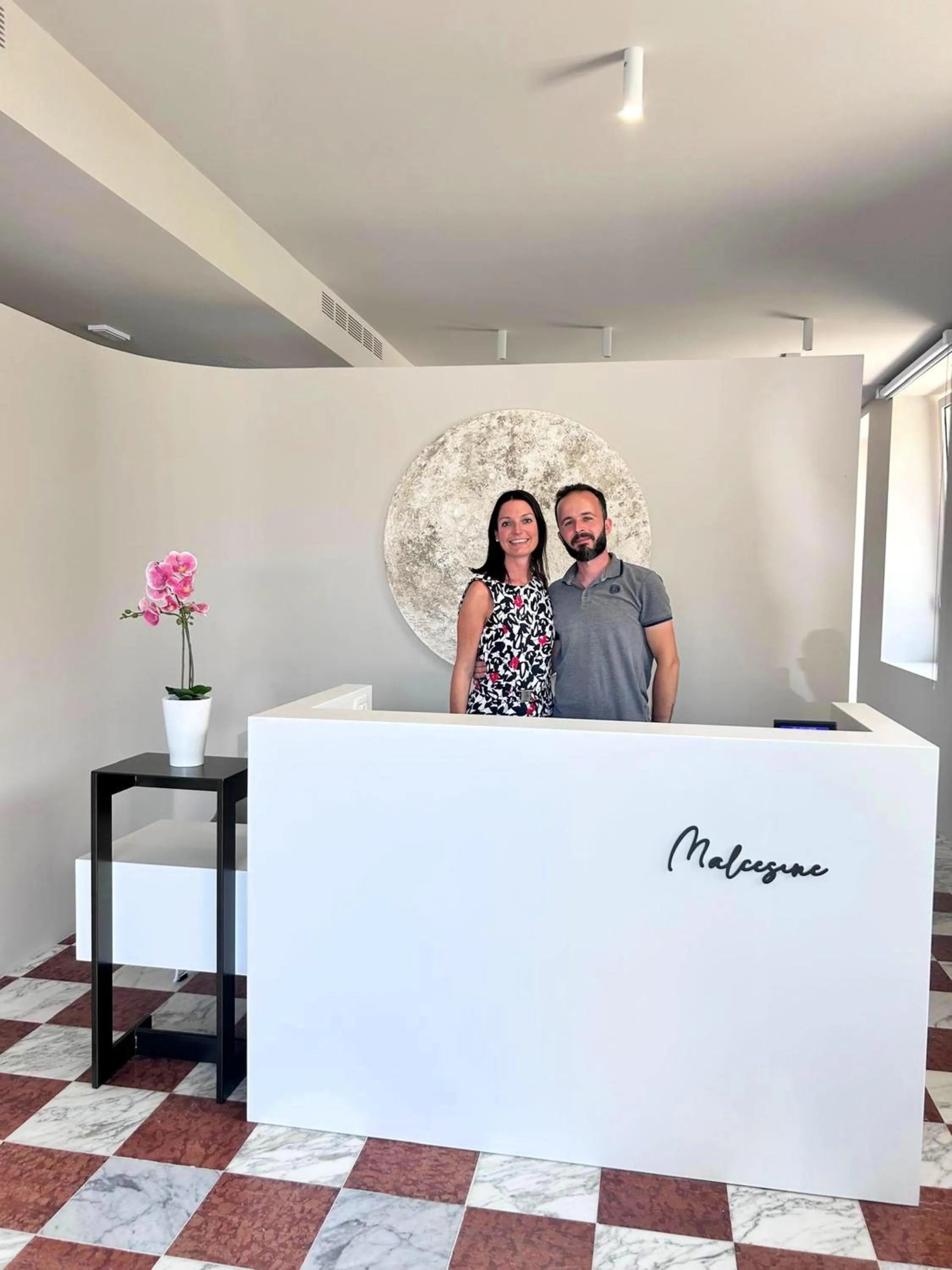 Lobby or reception in Hotel Diana