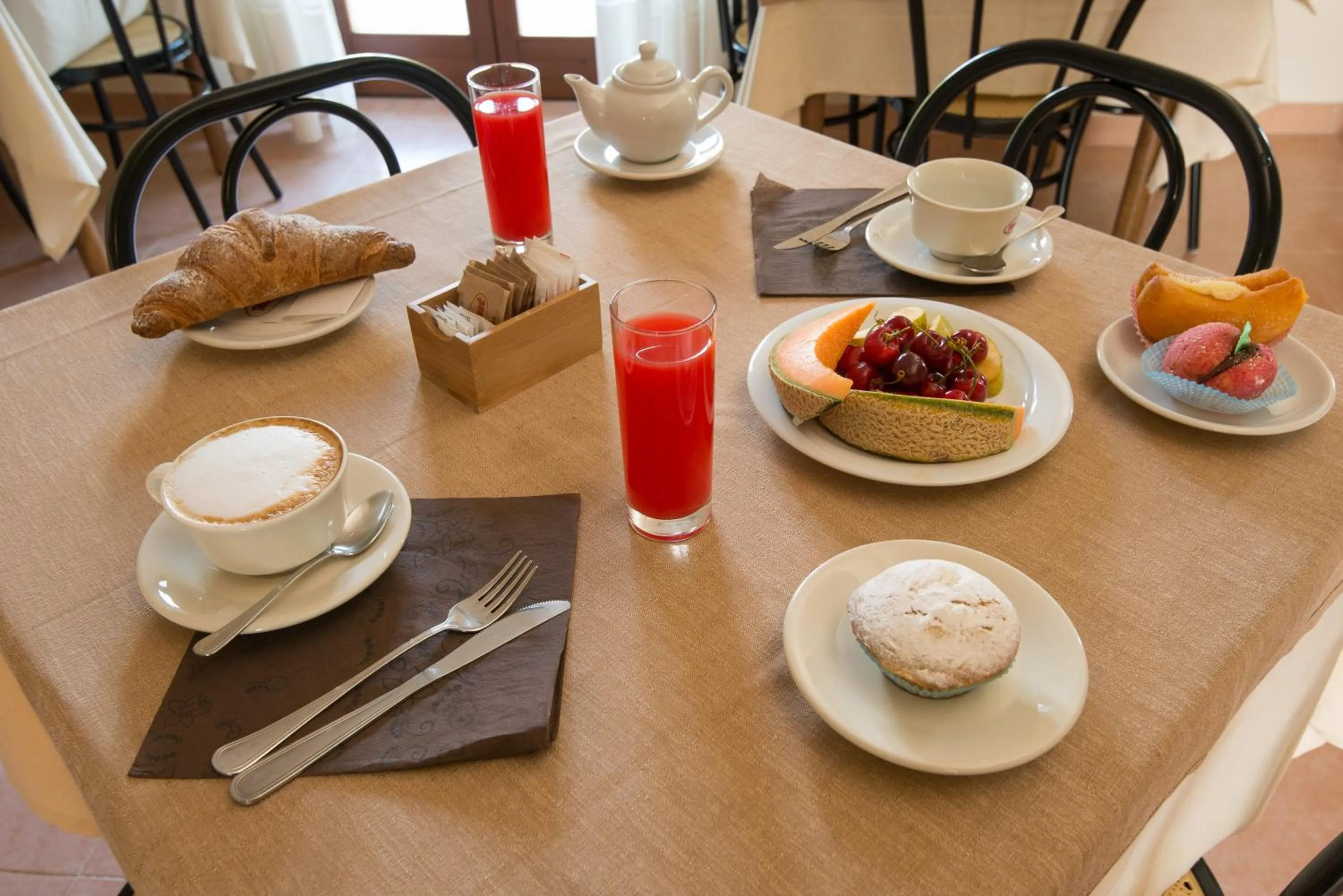 Buffet breakfast in Albergo Della Corte
