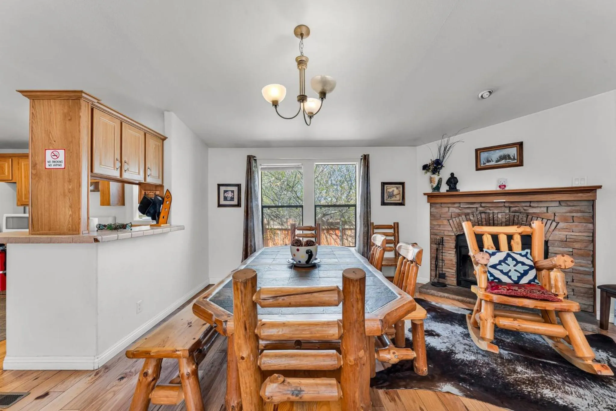 Seating area in Country Club Chalet