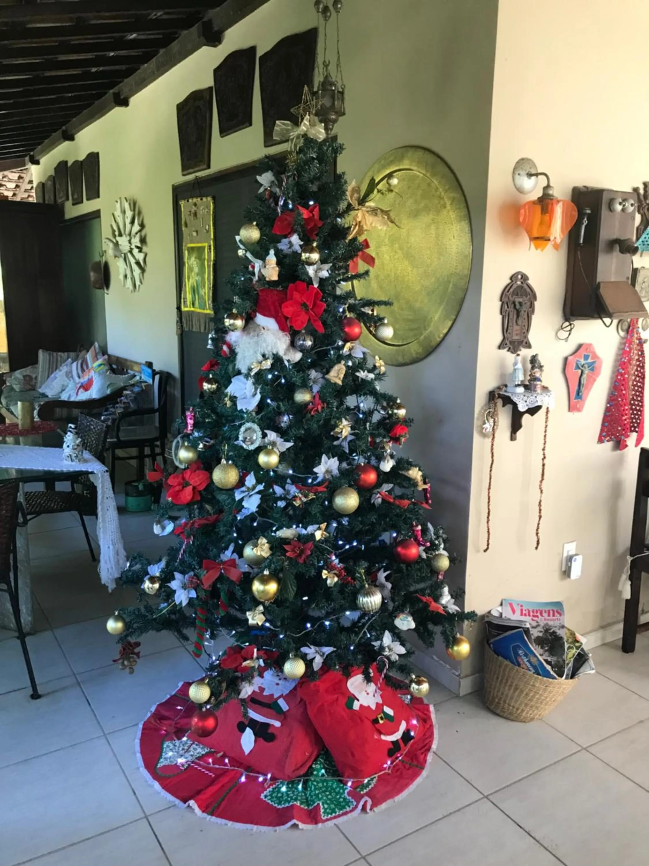 Decorative detail in Suítes Bouganville