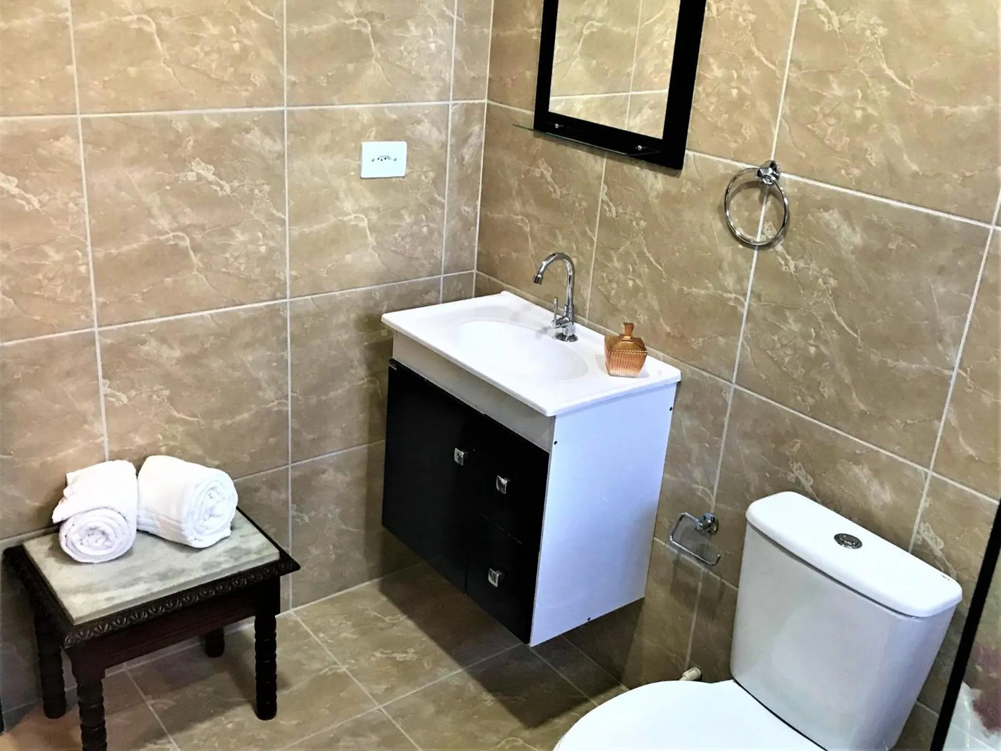 Bathroom in Suítes Bouganville