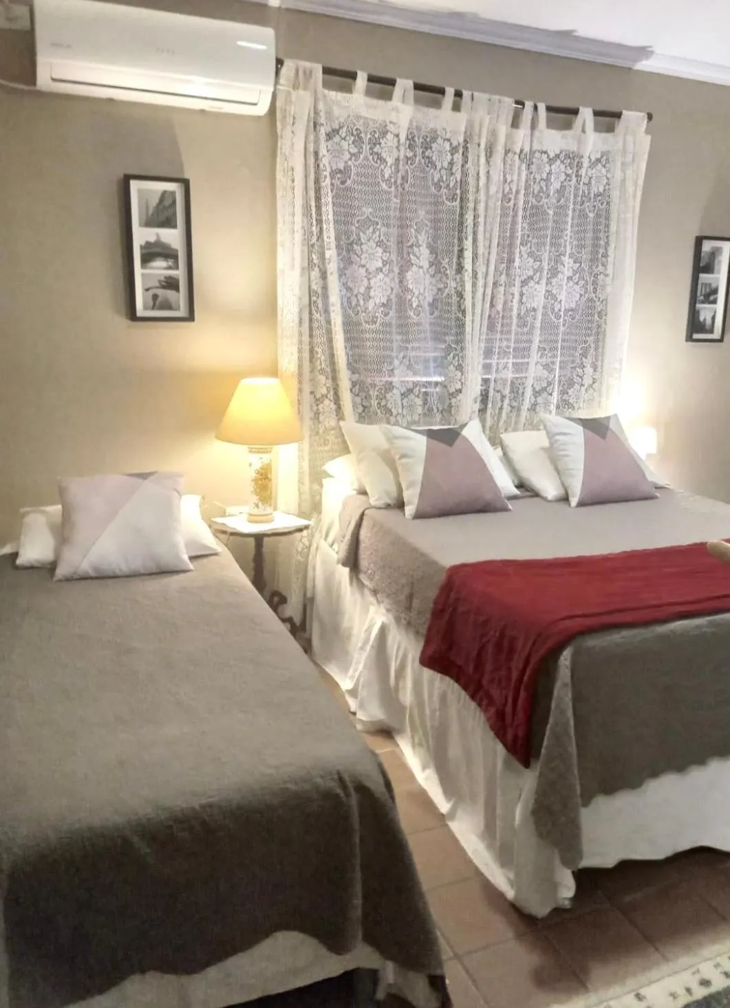 Bed in Suítes Bouganville